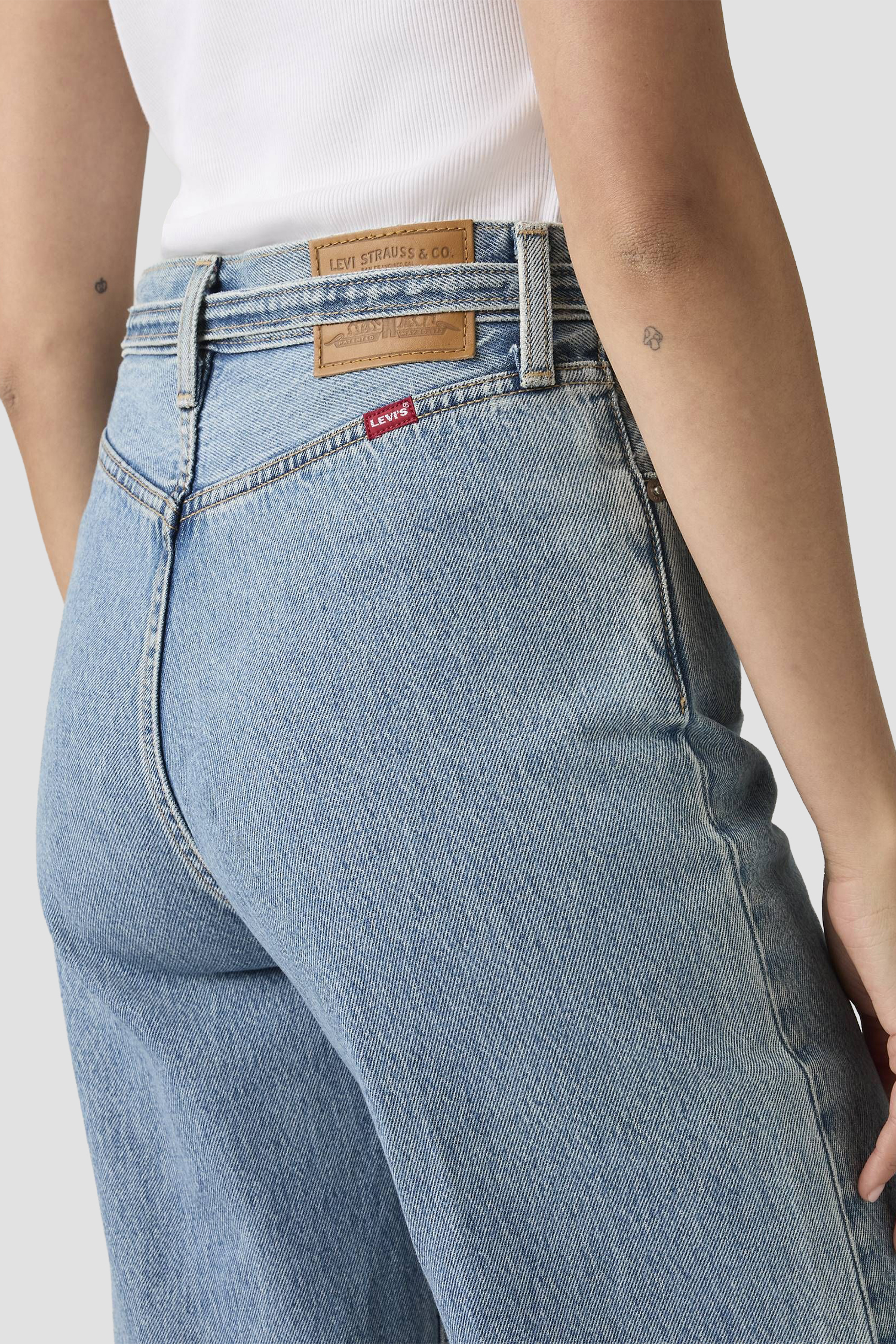 Женские голубые джинсы Ribcage Levi’s® 005LK;0000