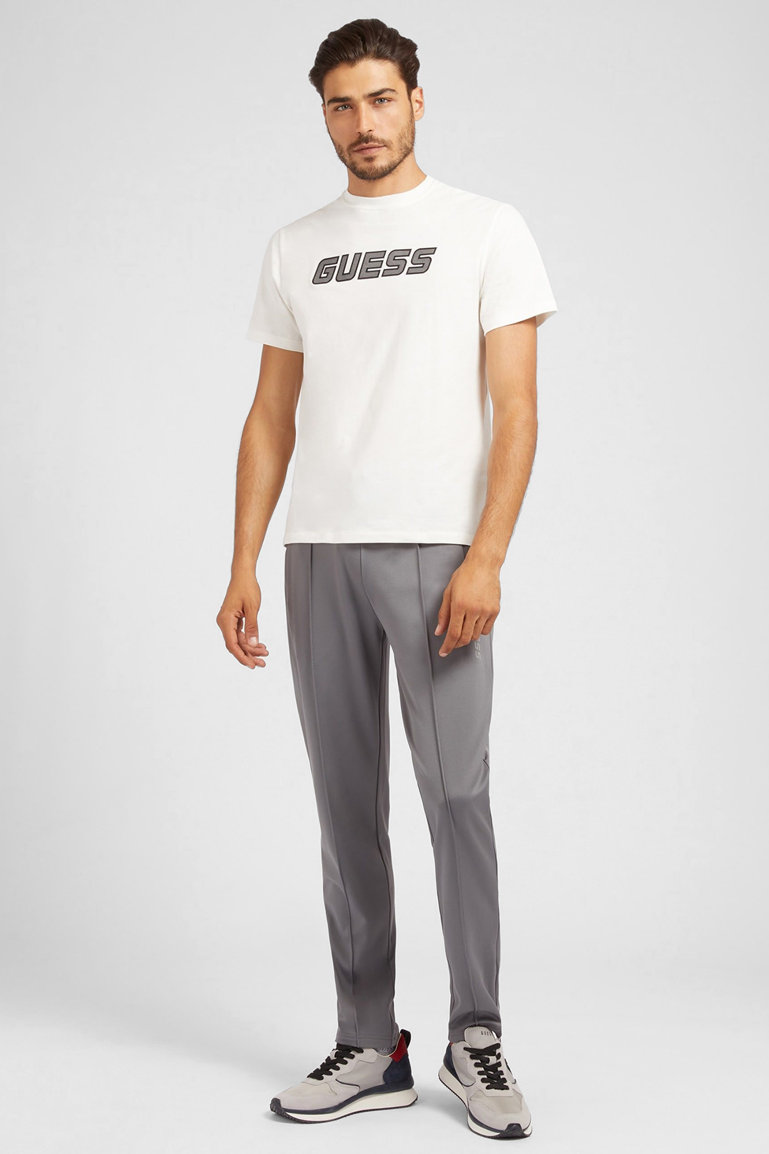 Мужская белая футболка Guess Z3RI00.J1314;G018
