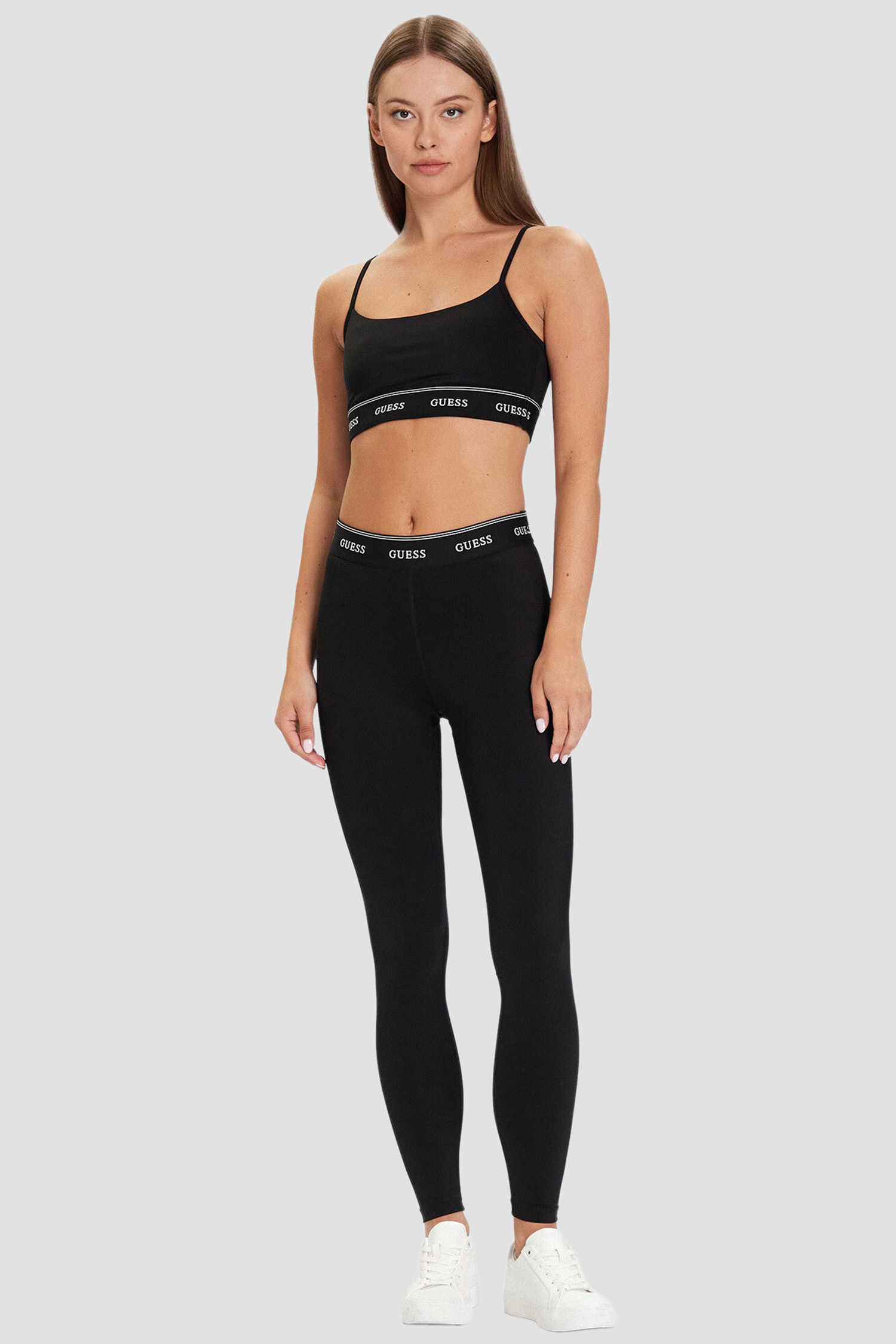 Женский черный топ Guess V5BP01.K1942;JBLK