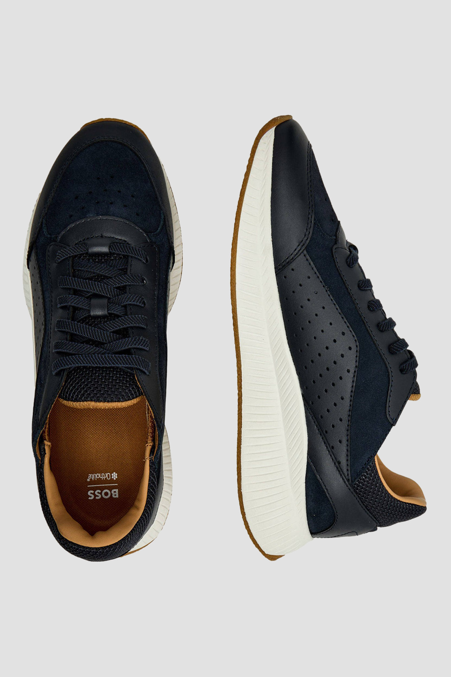 Чоловічі темно-сині кросівки BOSS 50557865;402