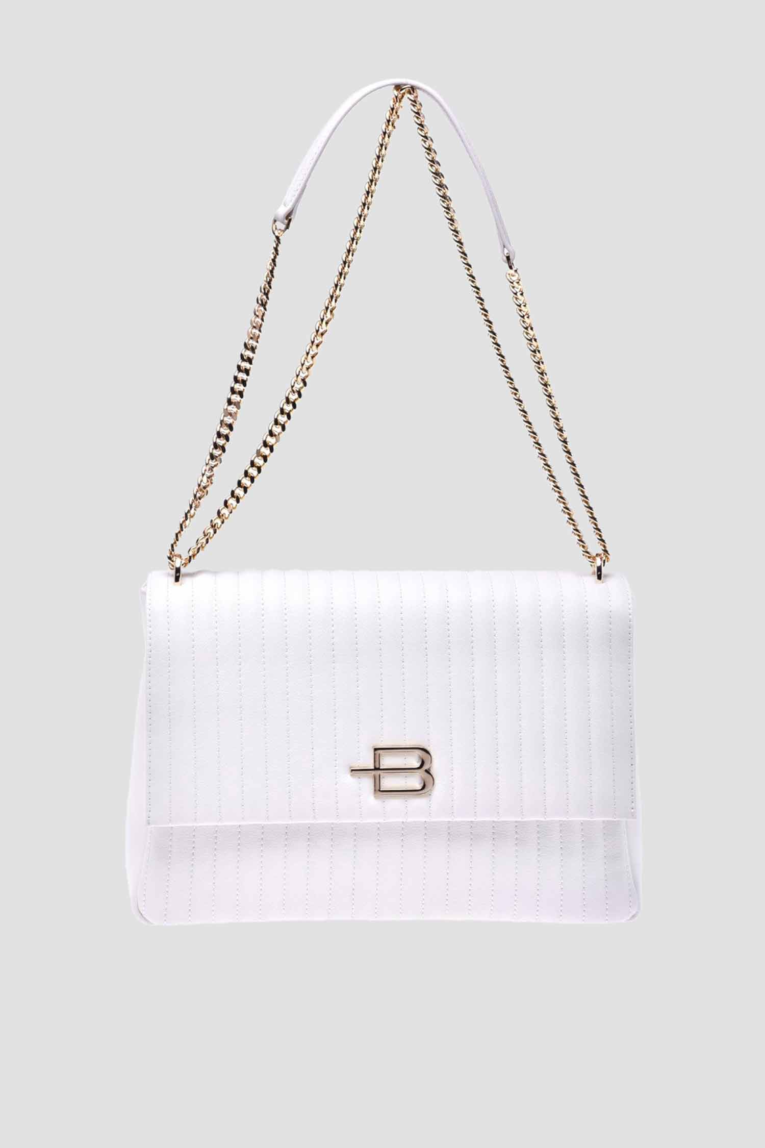 Жіноча біла шкіряна сумка Baldinini B3E144XXNAOM;9001