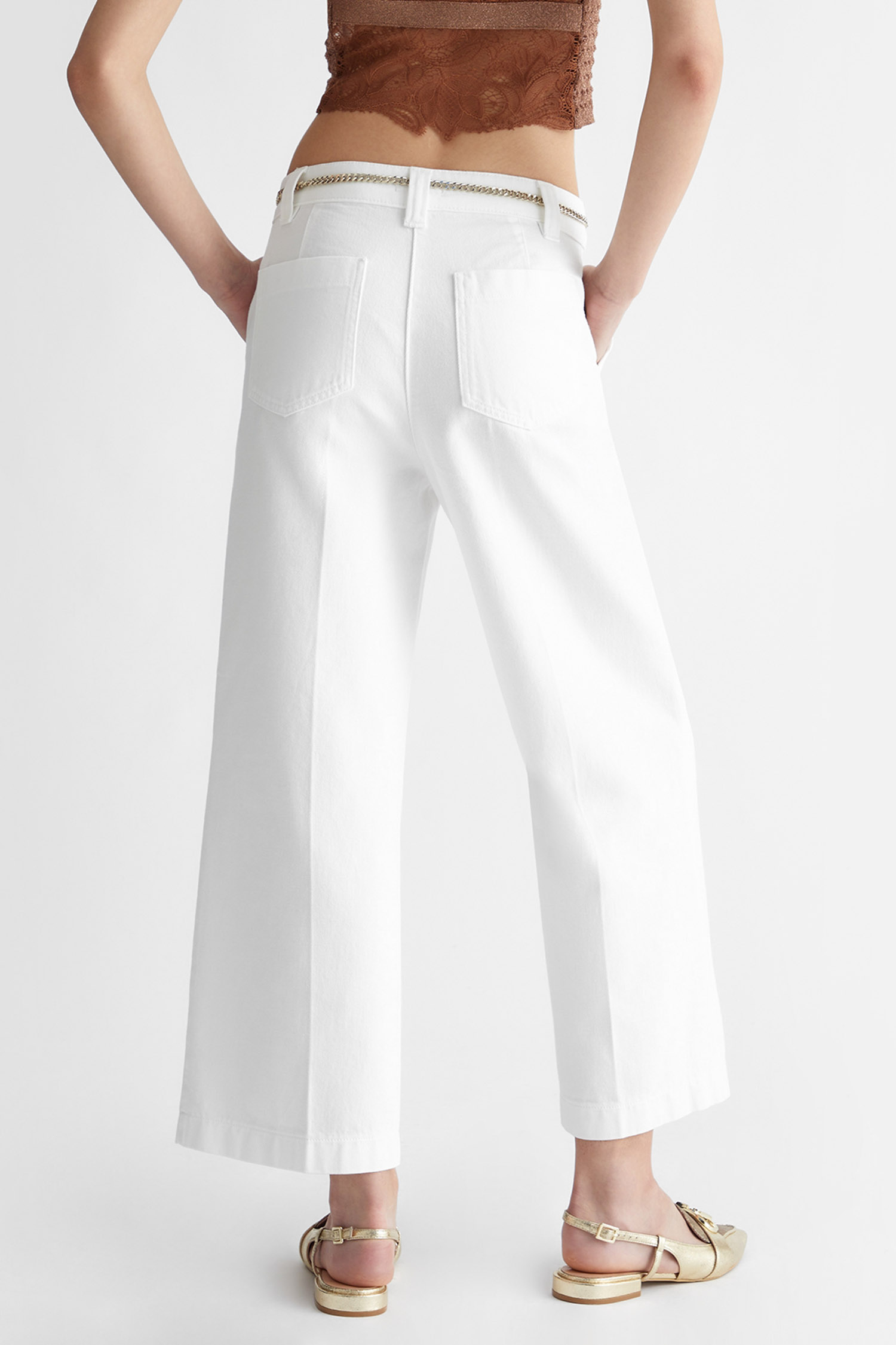 Женские белые брюки Liu Jo CA4368.T4264;X0256