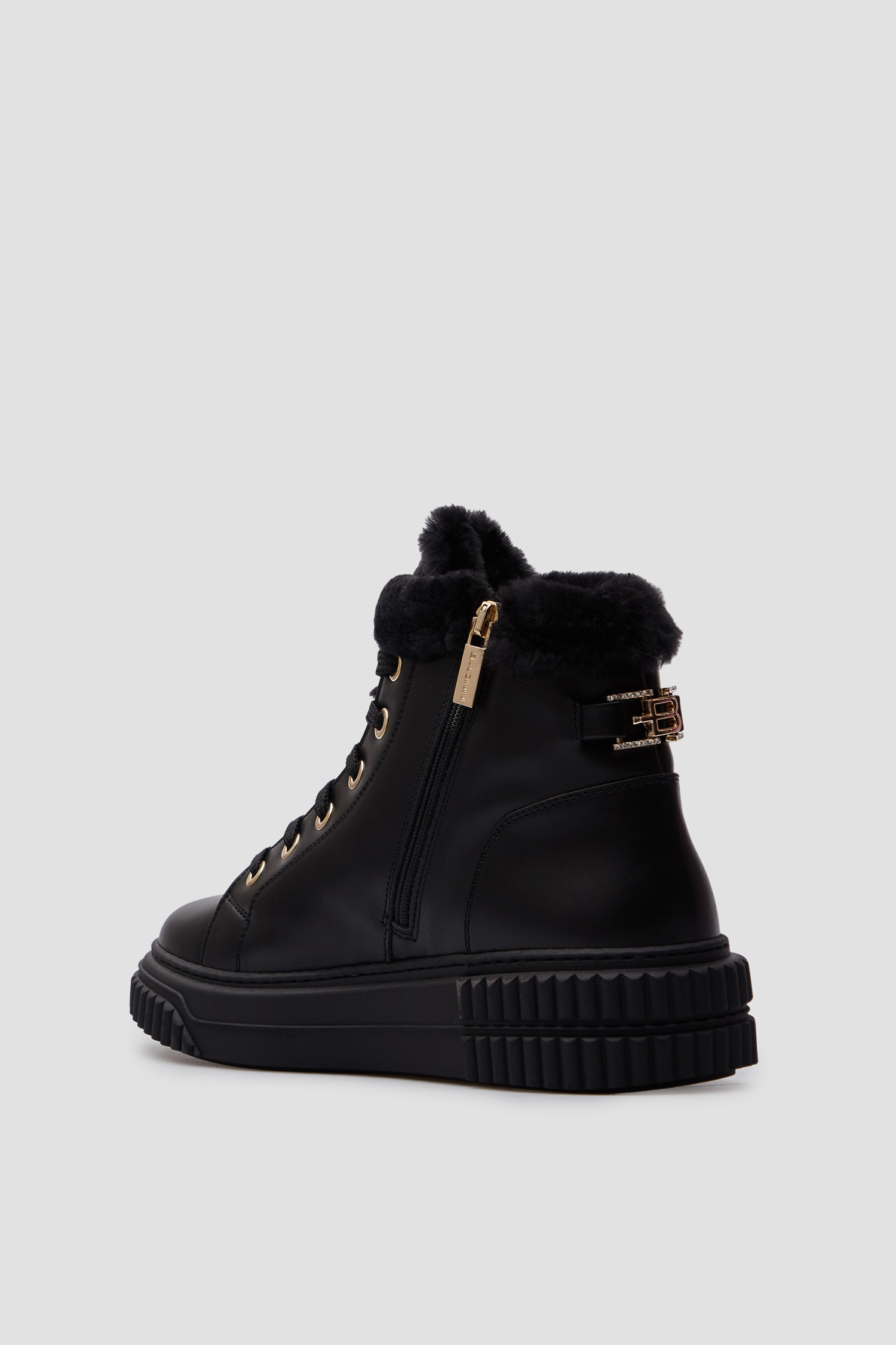 Жіночі чорні шкіряні хайтопи BALDININI D5B393A1VIMO;0000