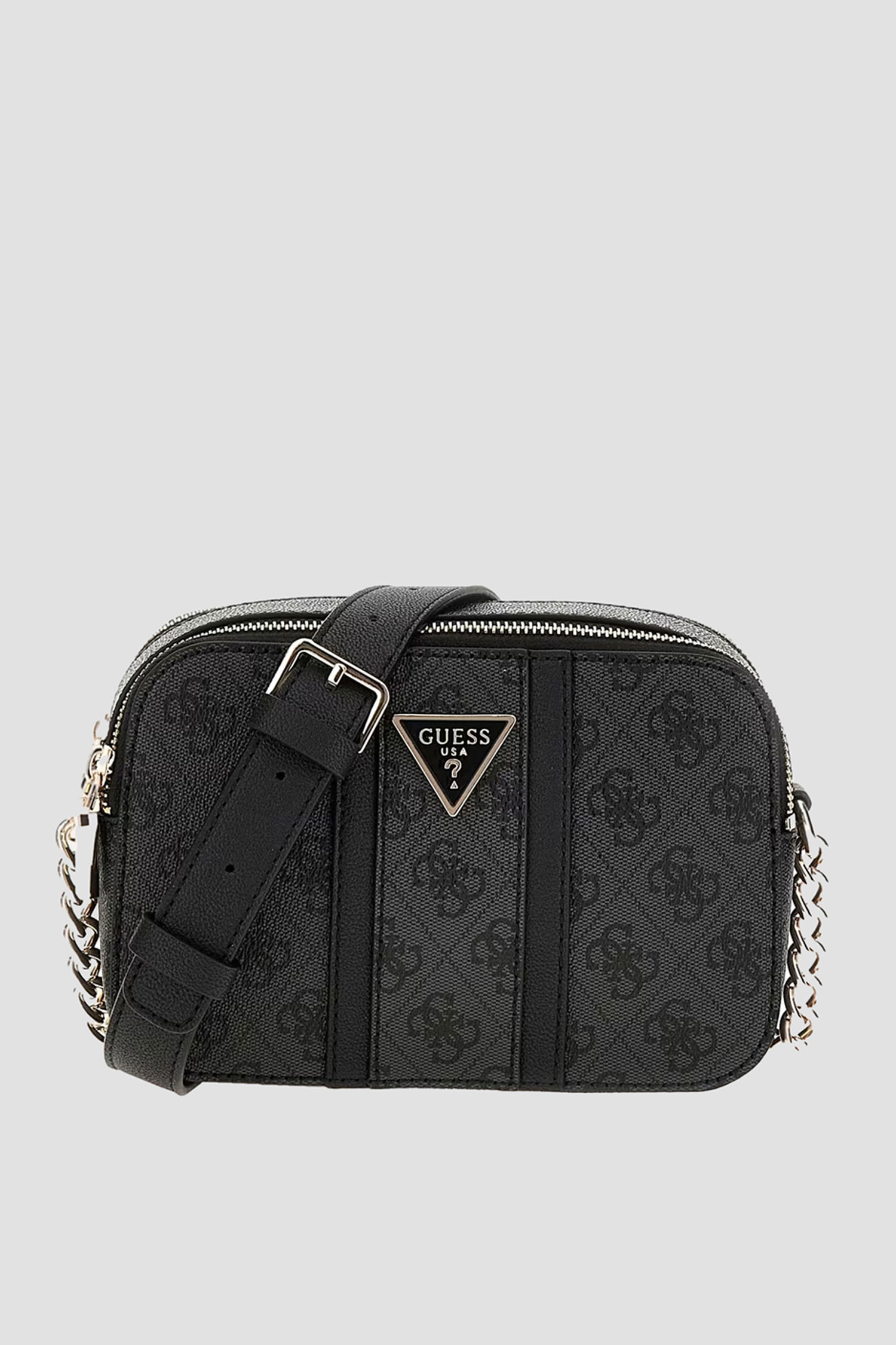 Женская темно-серая сумка с узором Guess HWSG90.00140;CLO