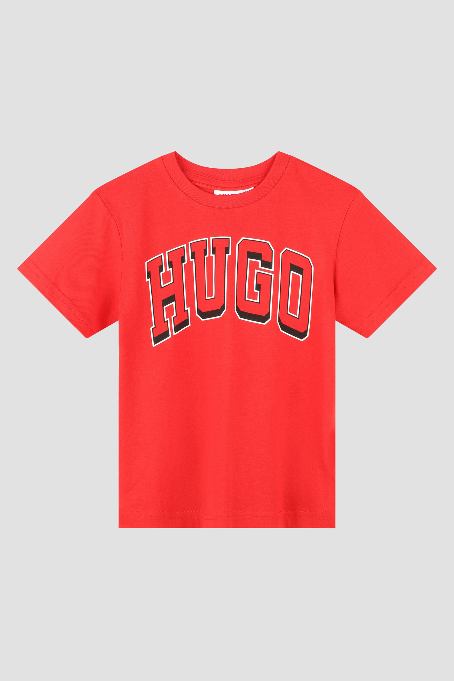 Детская красная футболка HUGO kids G00142;990