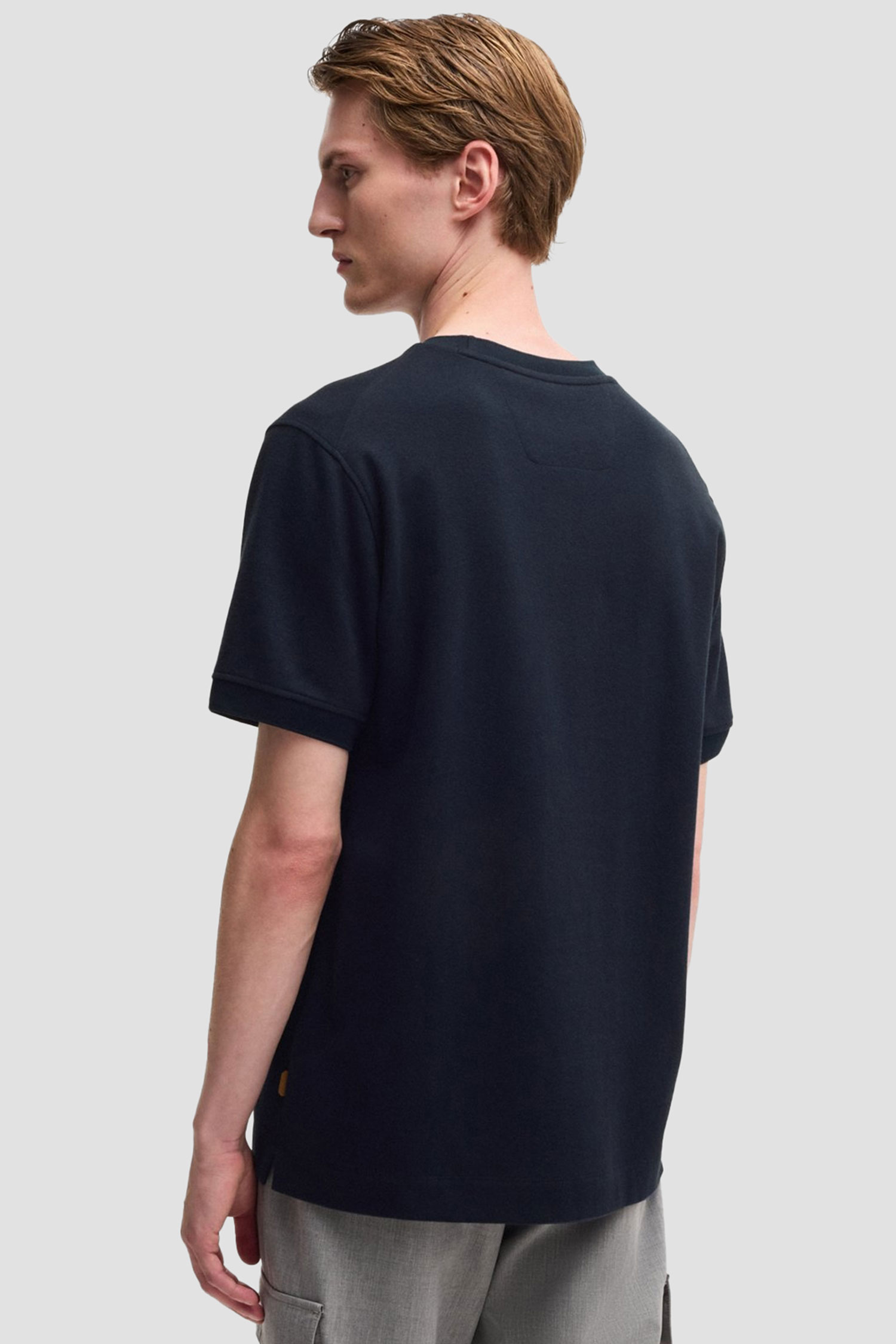 Мужская темно-синяя футболка BOSS 50531270;404