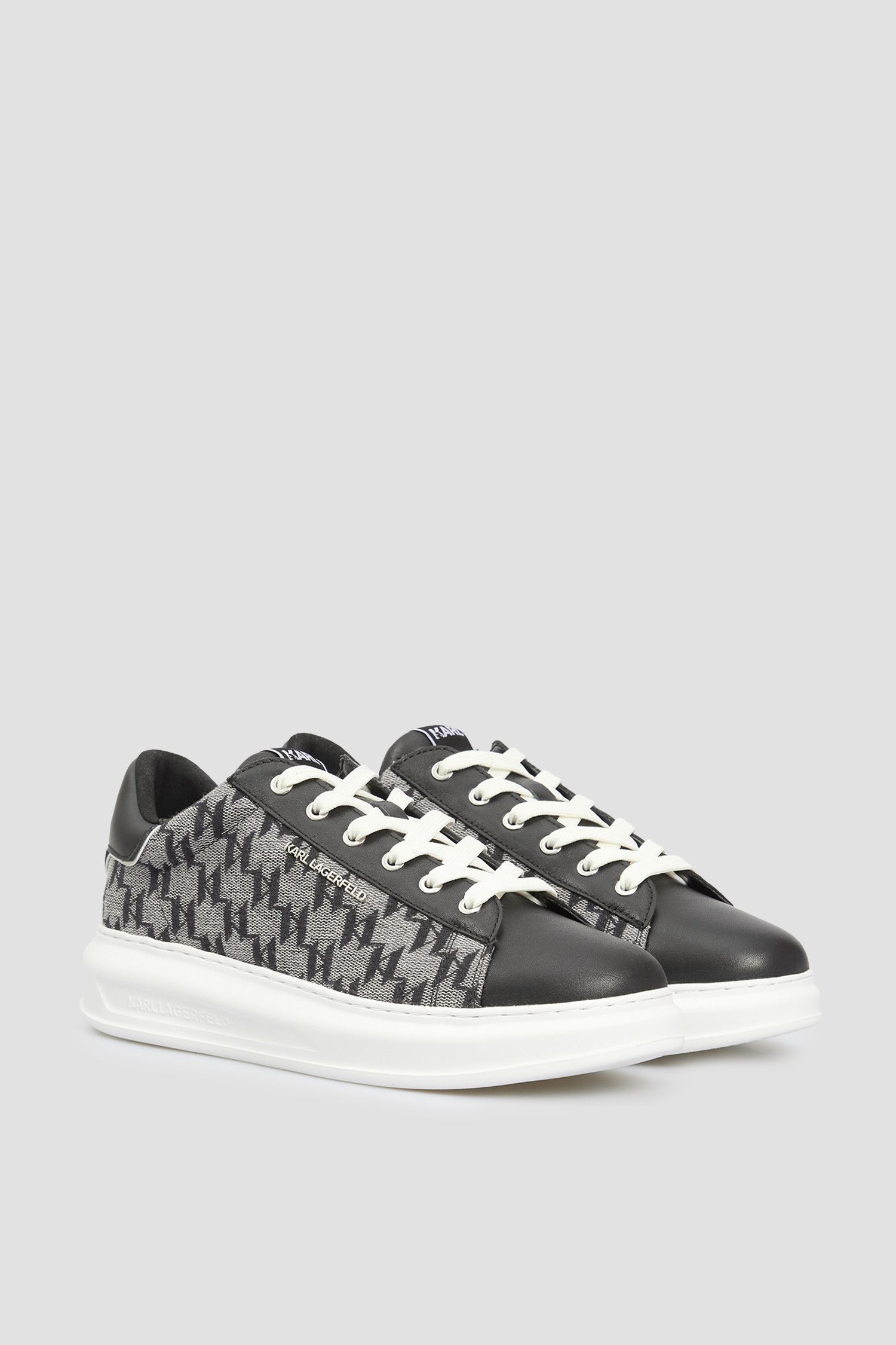 Мужские сникерсы с узором Karl Lagerfeld 552472.855003;990