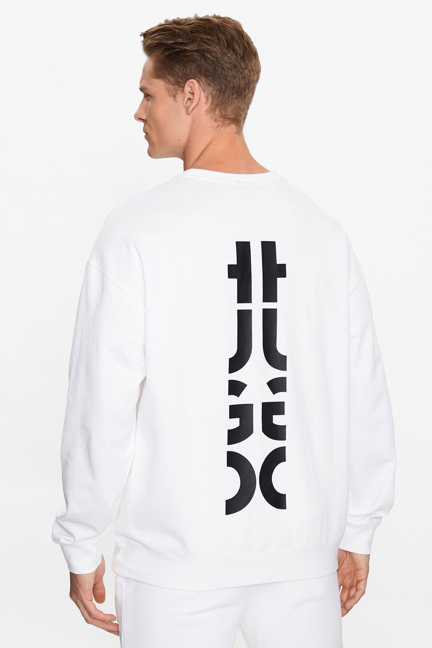 Чоловічий білий світшот HUGO 50490291;100