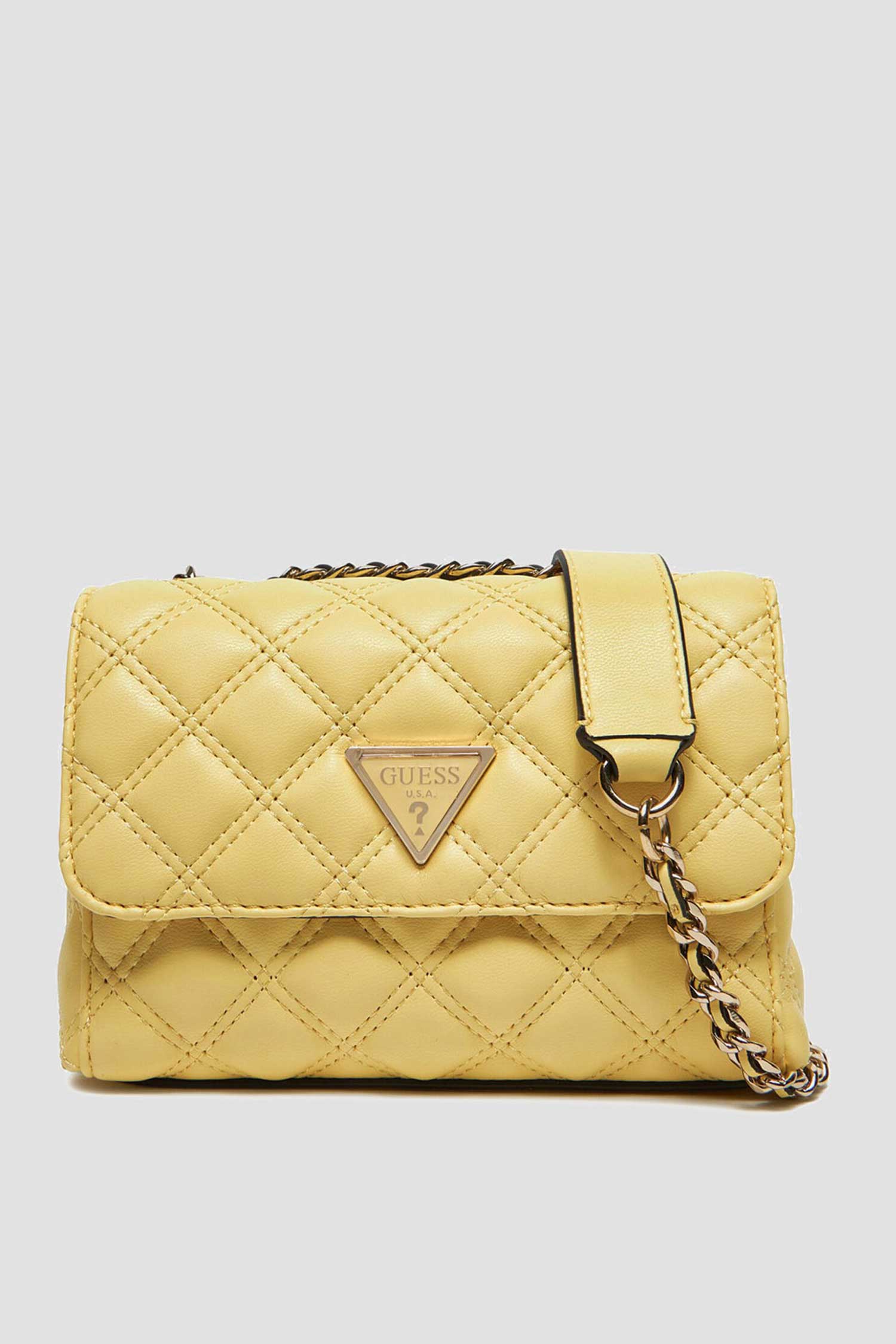 Женская желтая сумка Guess HWQG87.48740;DAI