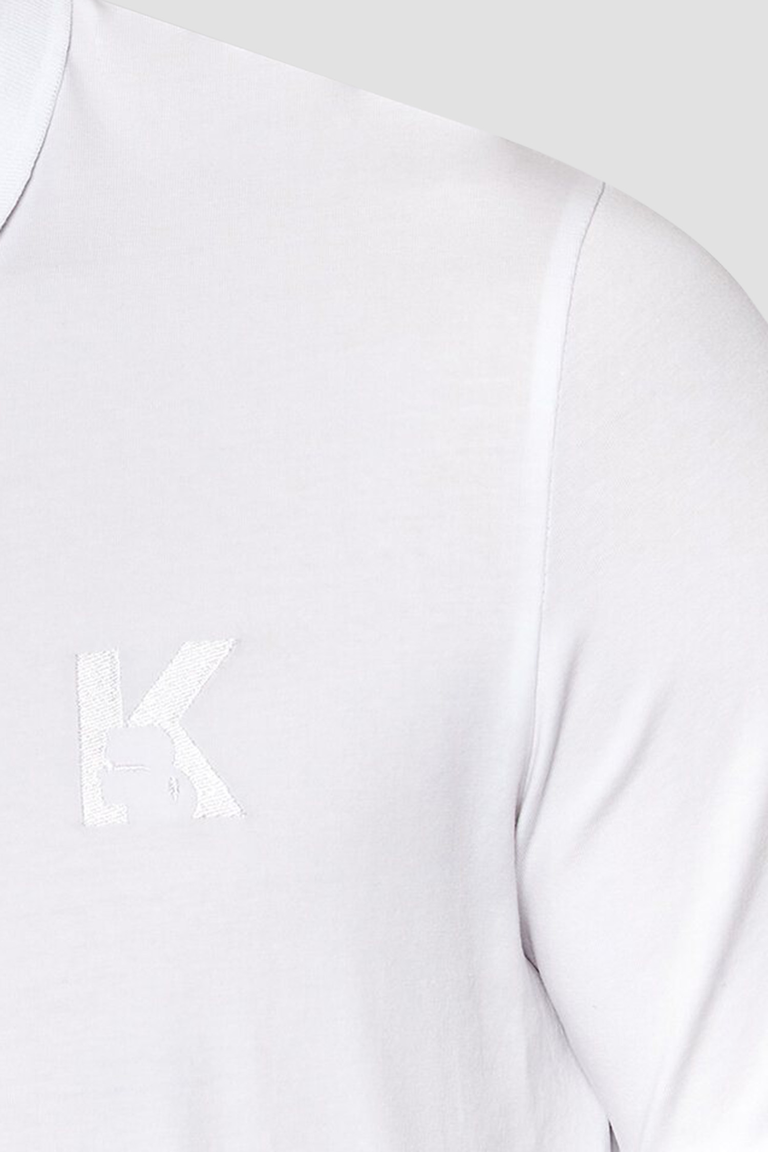 Чоловіче біле поло Karl Lagerfeld 500221.745890;10