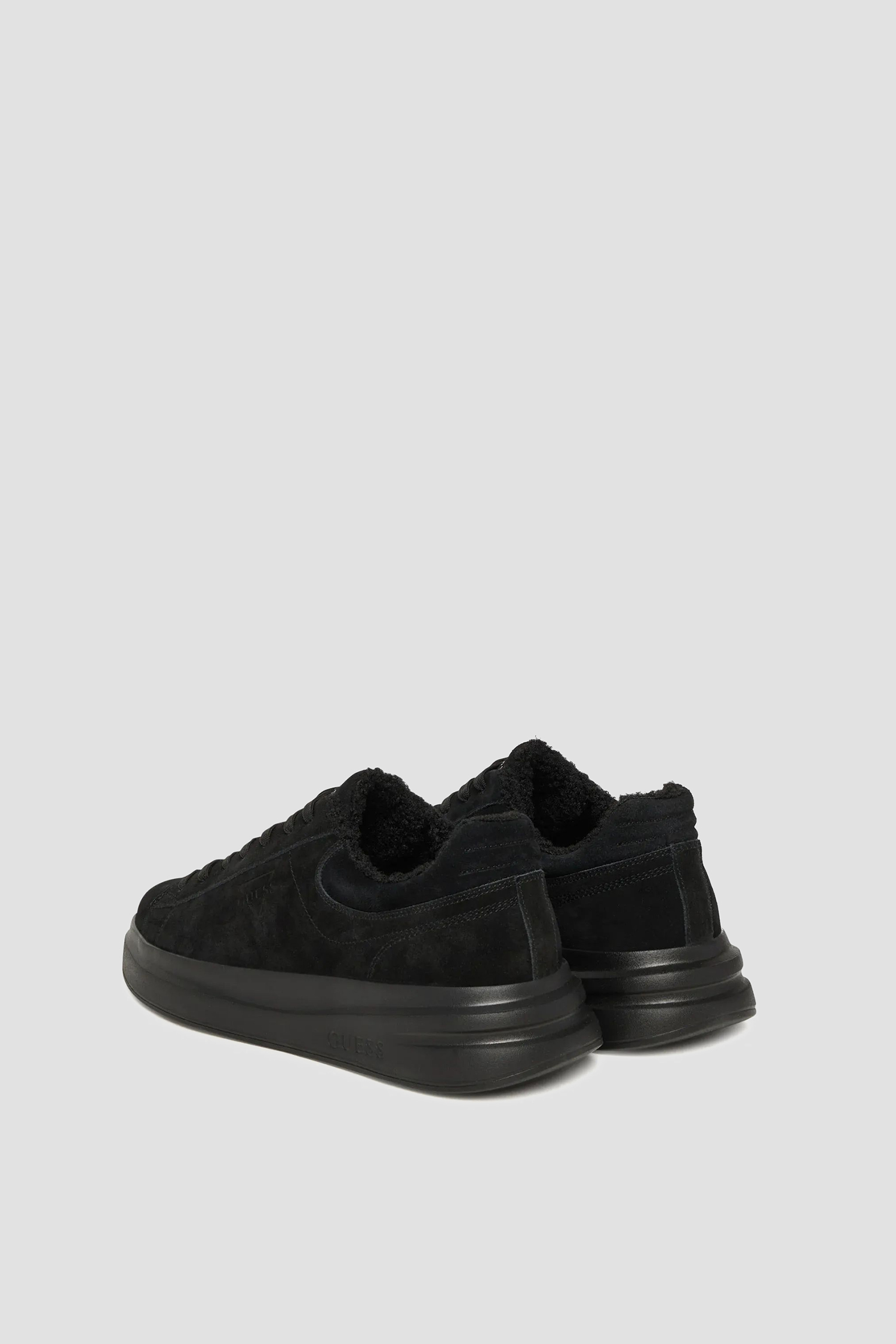 Мужские черные замшевые сникерсы Guess FMFBAN.LEP12;BLACK