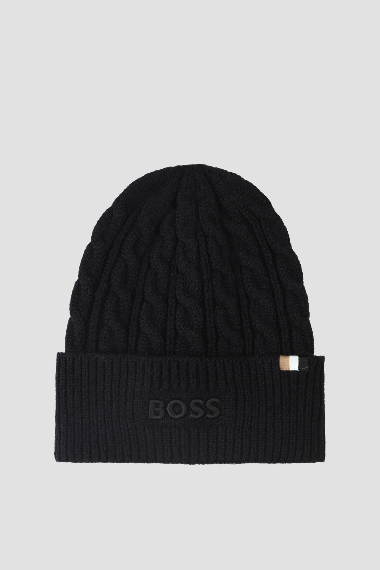 Дитяча чорна шапка BOSS kids J52624;09B