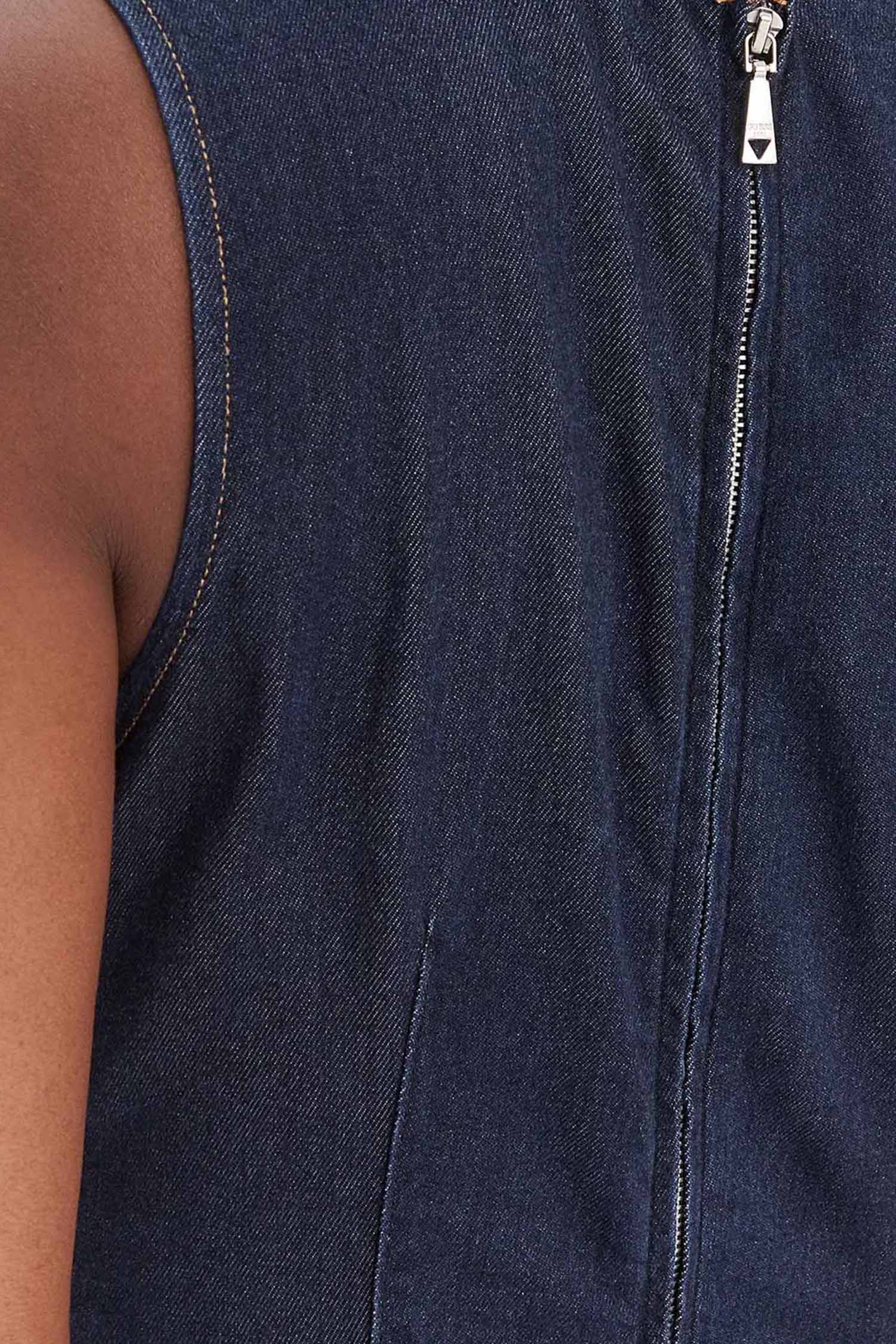 Жіноча темно-синя джинсова сукня Guess W6RK72.D6980;OKLN