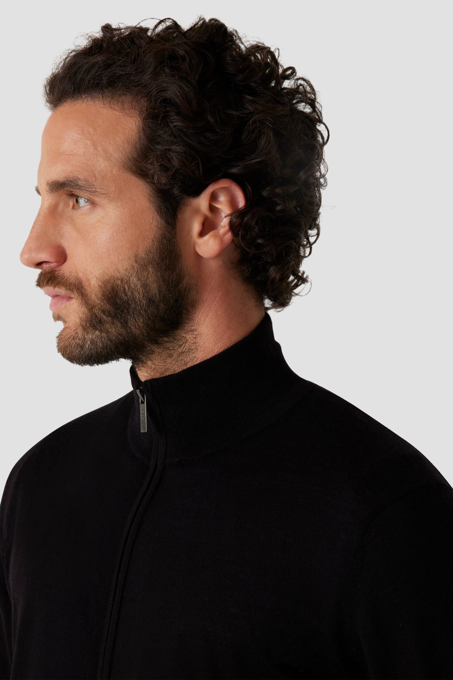 Чоловічий чорний вовняний кардиган Guess M5RR38.Z3LZ0;JBLK