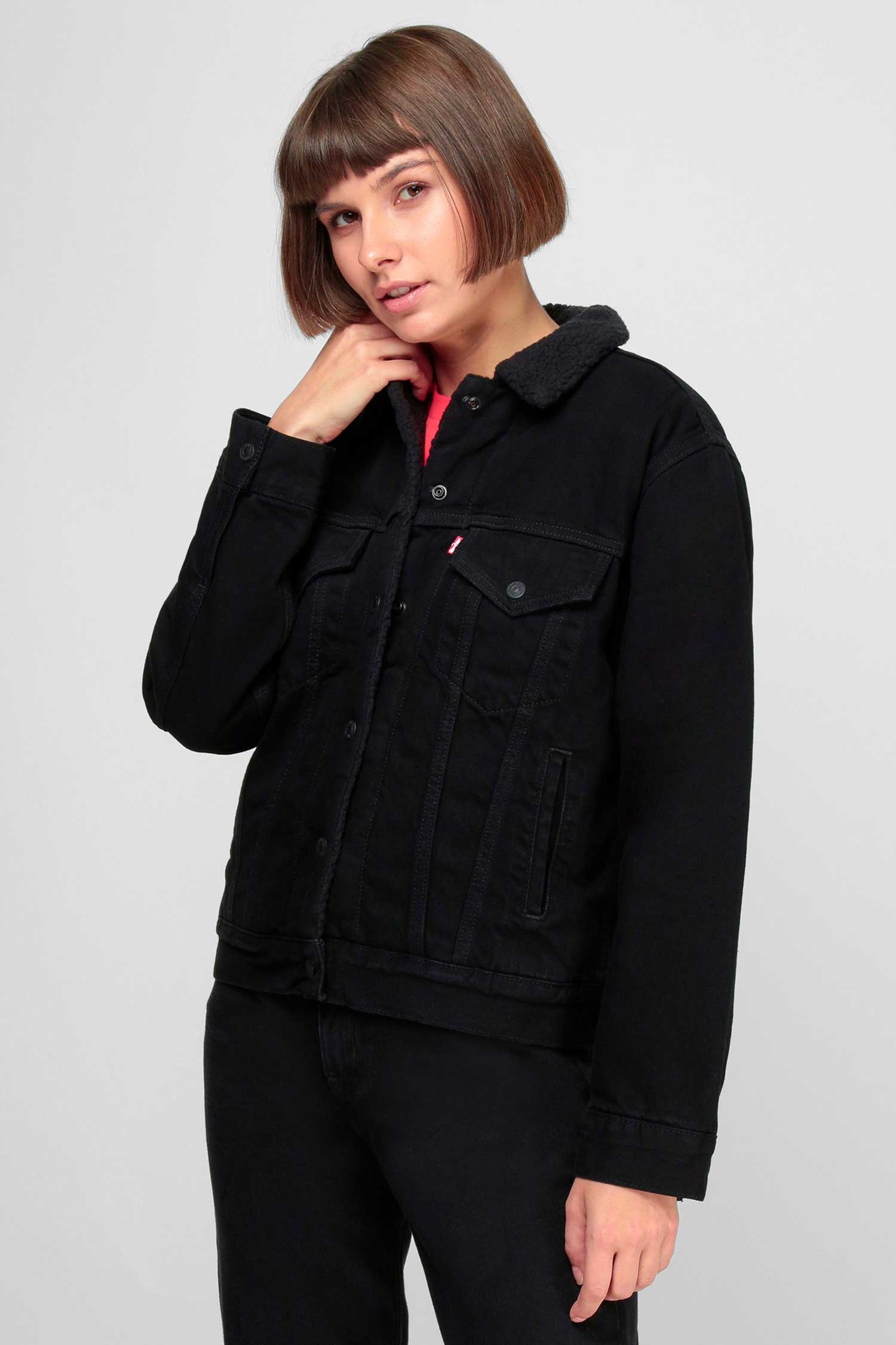 Жіноча чорна джинсова куртка Levi’s® 36137;0015