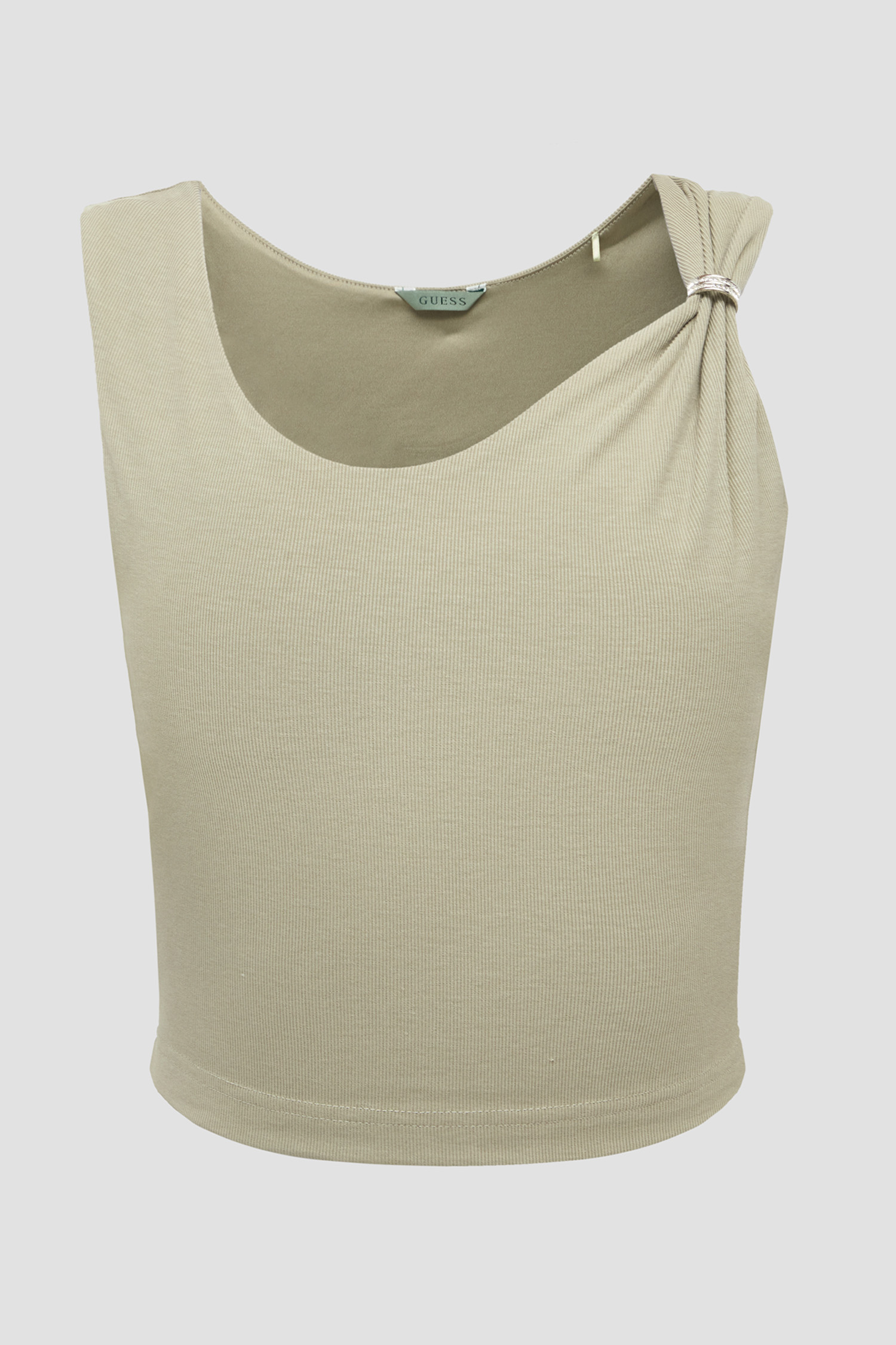 Женский оливковый топ Guess W5GP22.KAQL2;G9D5