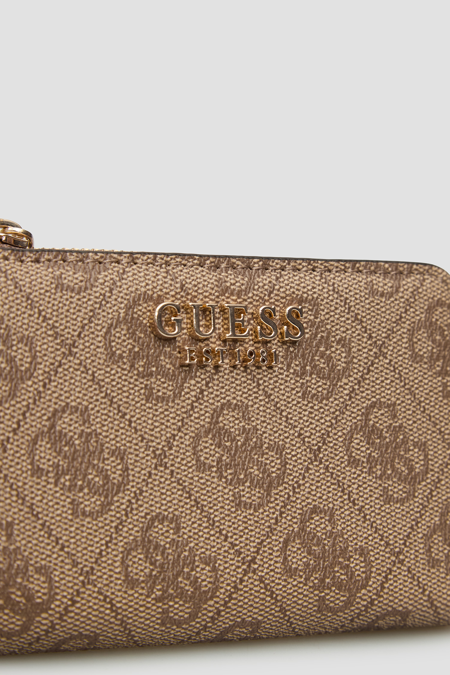 Жіночий бежевий гаманець з візерунком Guess SWSG74.59156;LTL