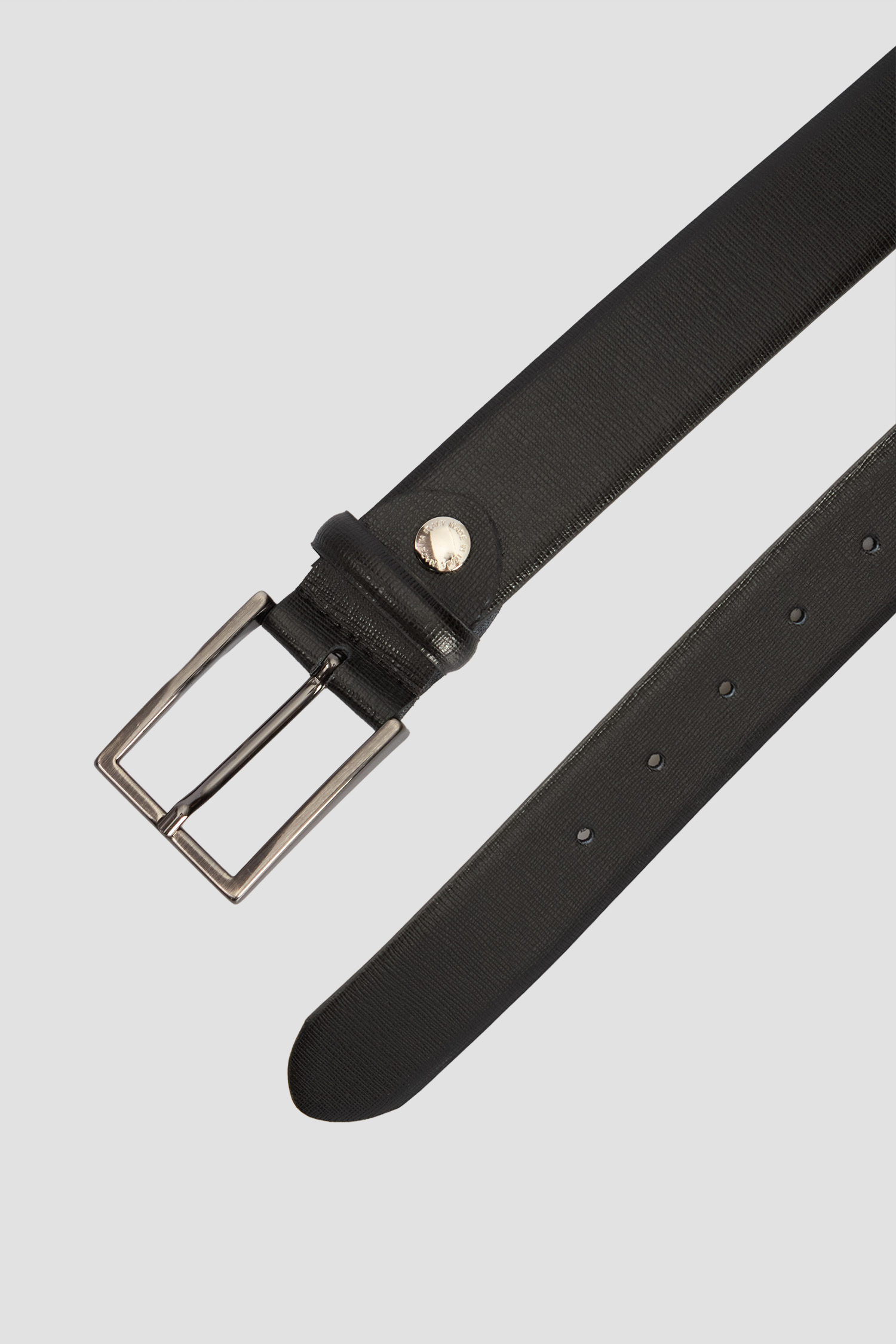 Чоловічий чорний шкіряний ремінь BALDININI H4E011XXSAFF;0000