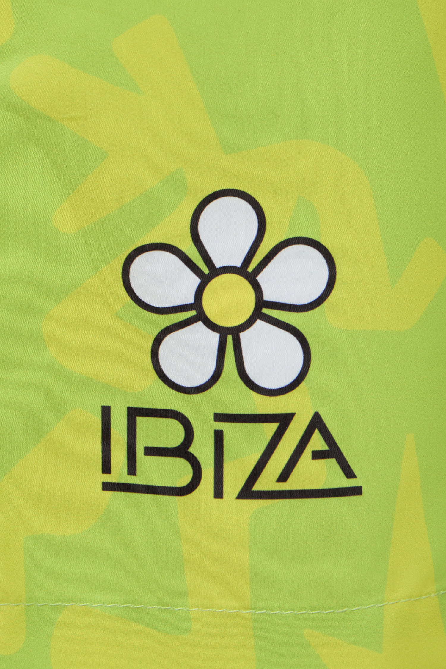 Мужские салатовые плавательные шорты с узором IBIZA Шорти-5;МонГр.Зел