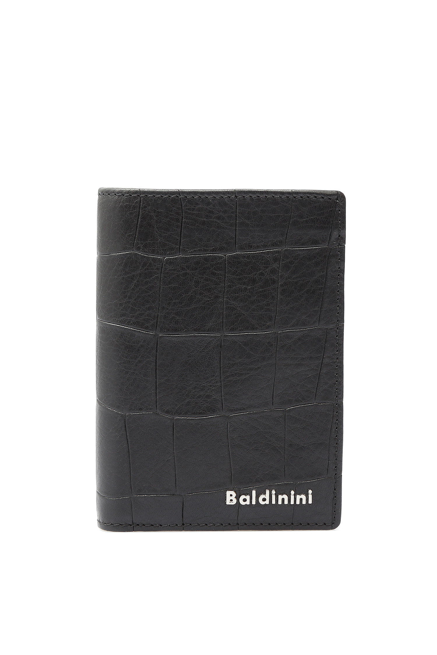 Мужской черный кожаный кошелек Baldinini 676001;00