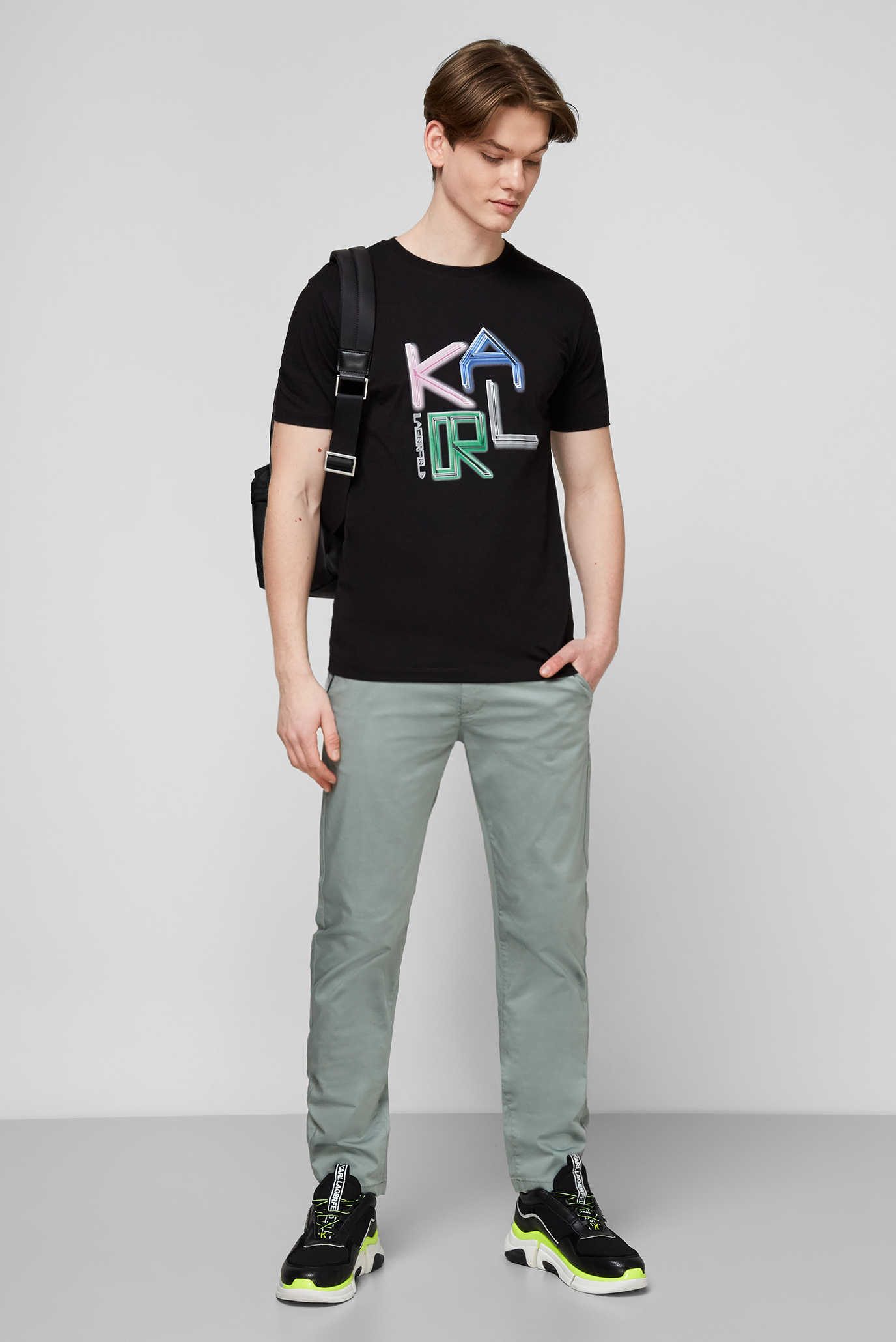 Мятные брюки для парней Karl Lagerfeld 511801.255836;510