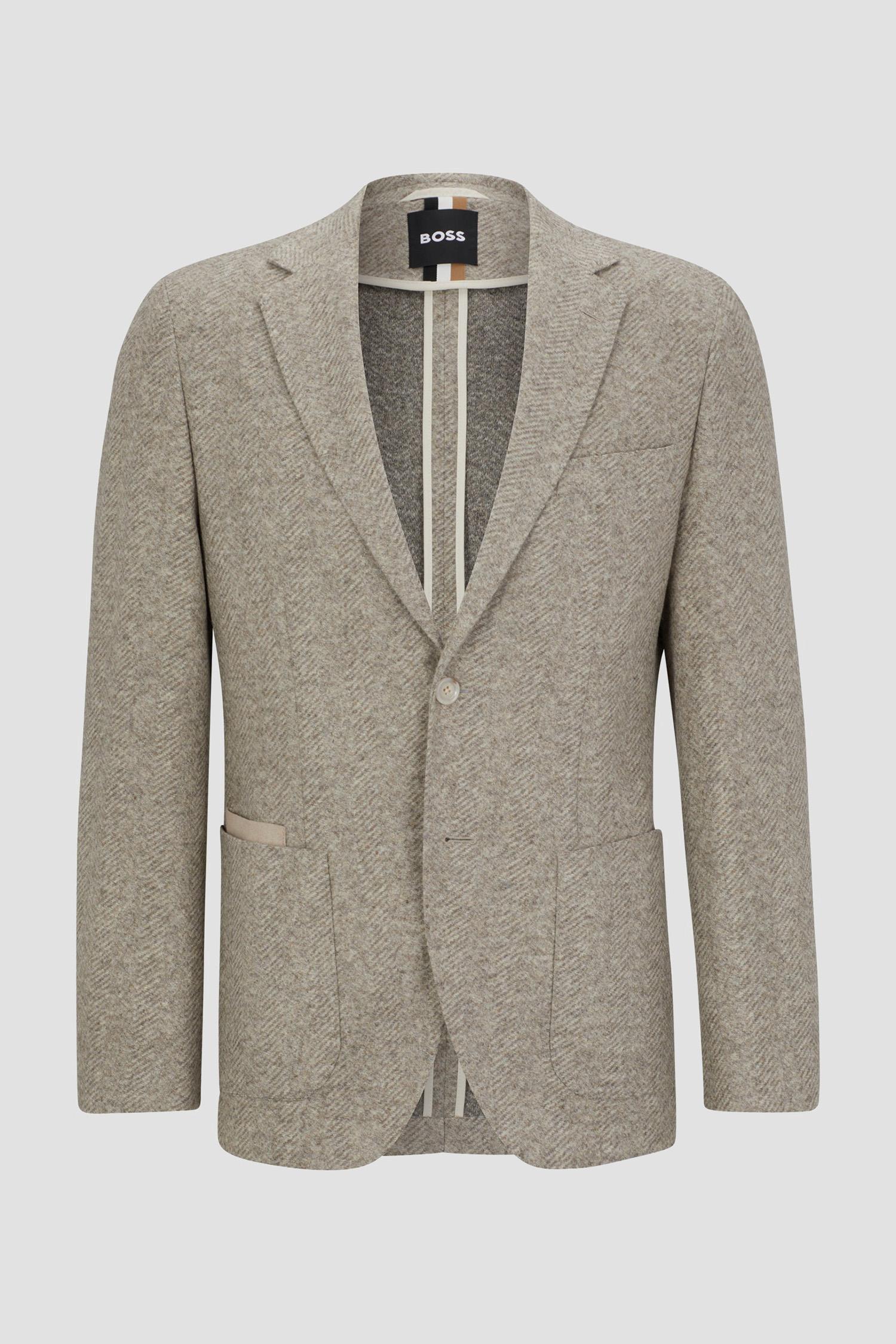 Мужской бежевый блейзер BOSS 50502515;131