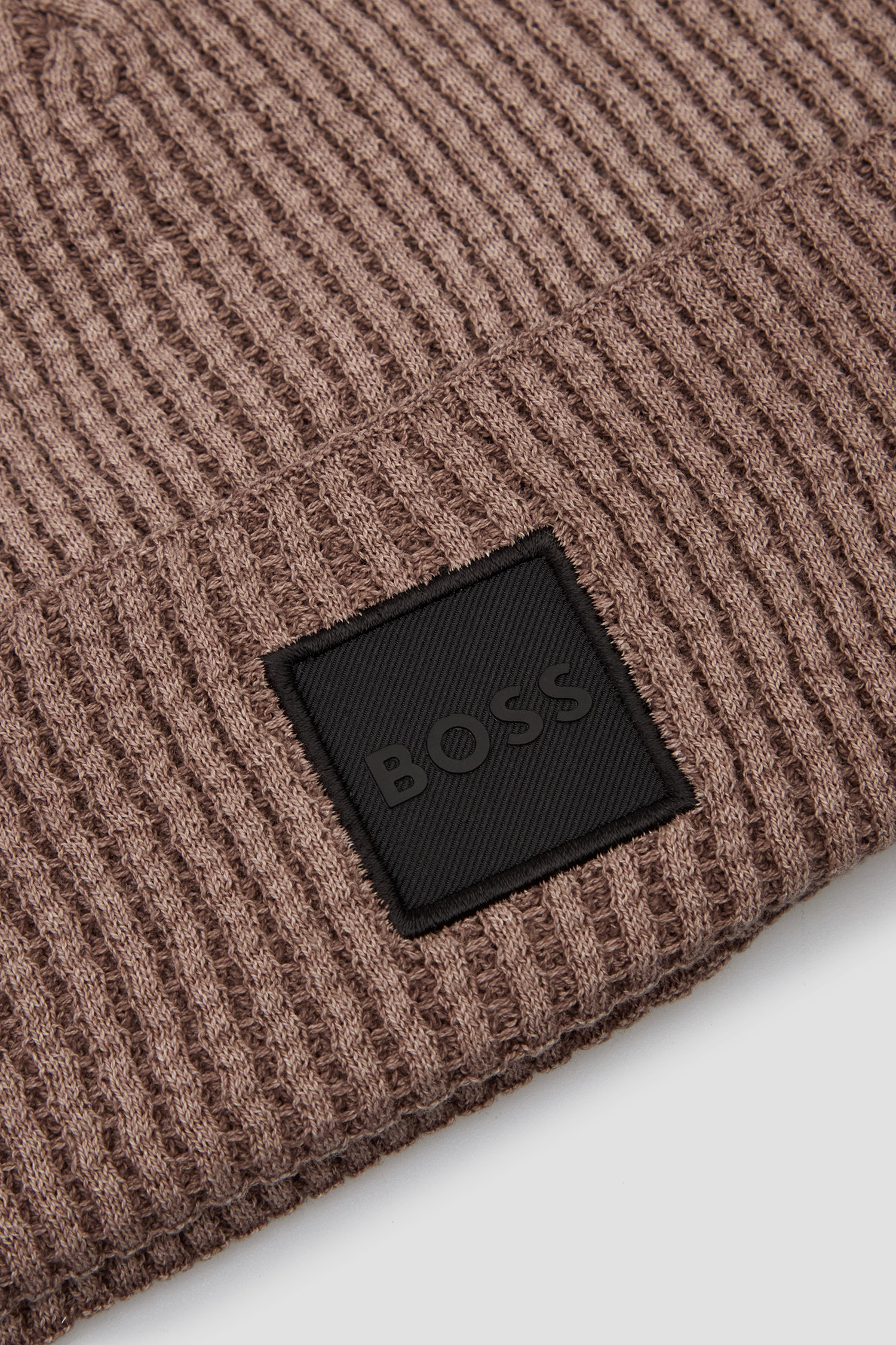Мужская бежевая шапка BOSS 50519602;246
