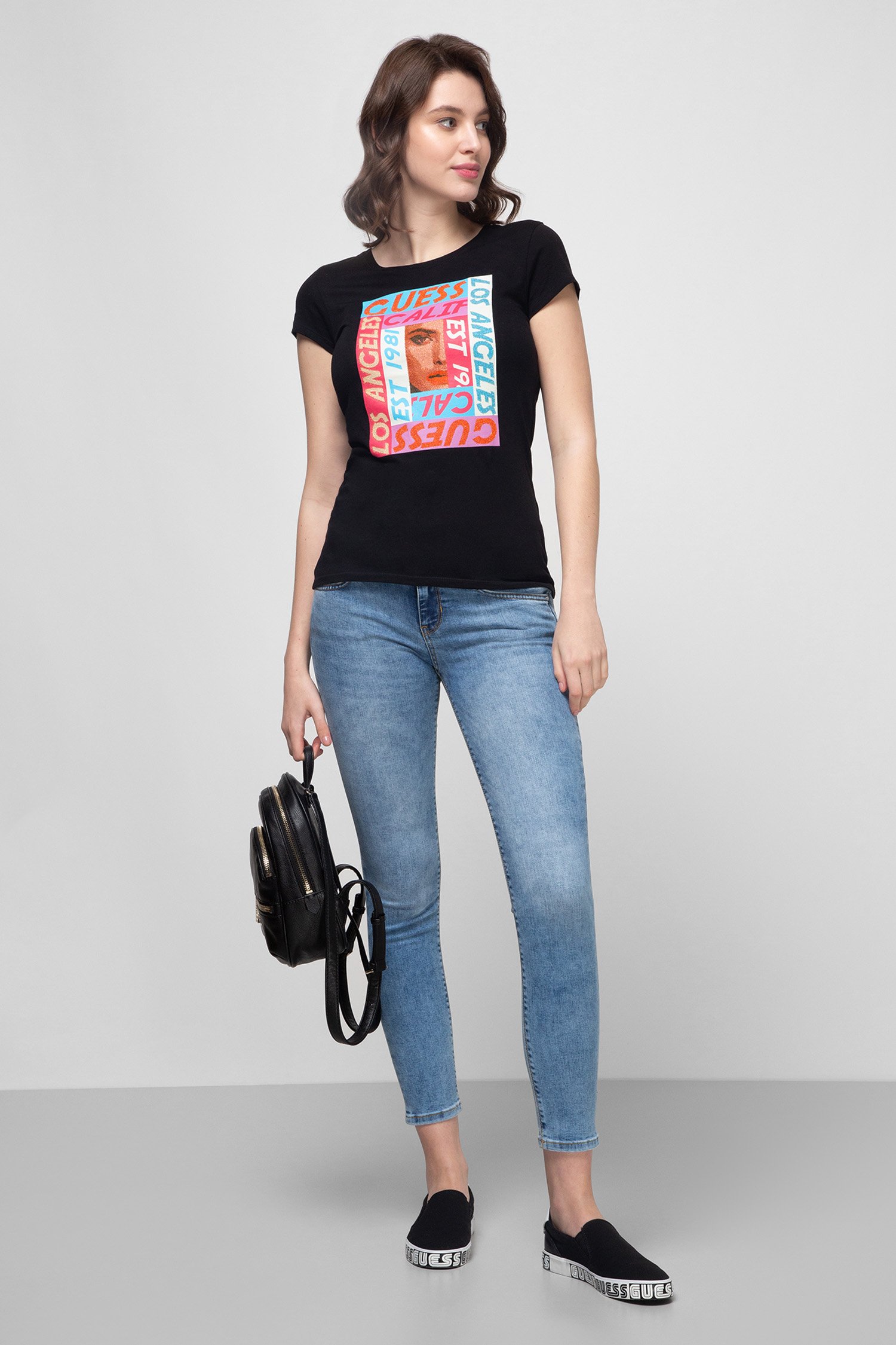 Женские голубые джинсы Marilyn Guess W0GA41.D41F1;WPLC