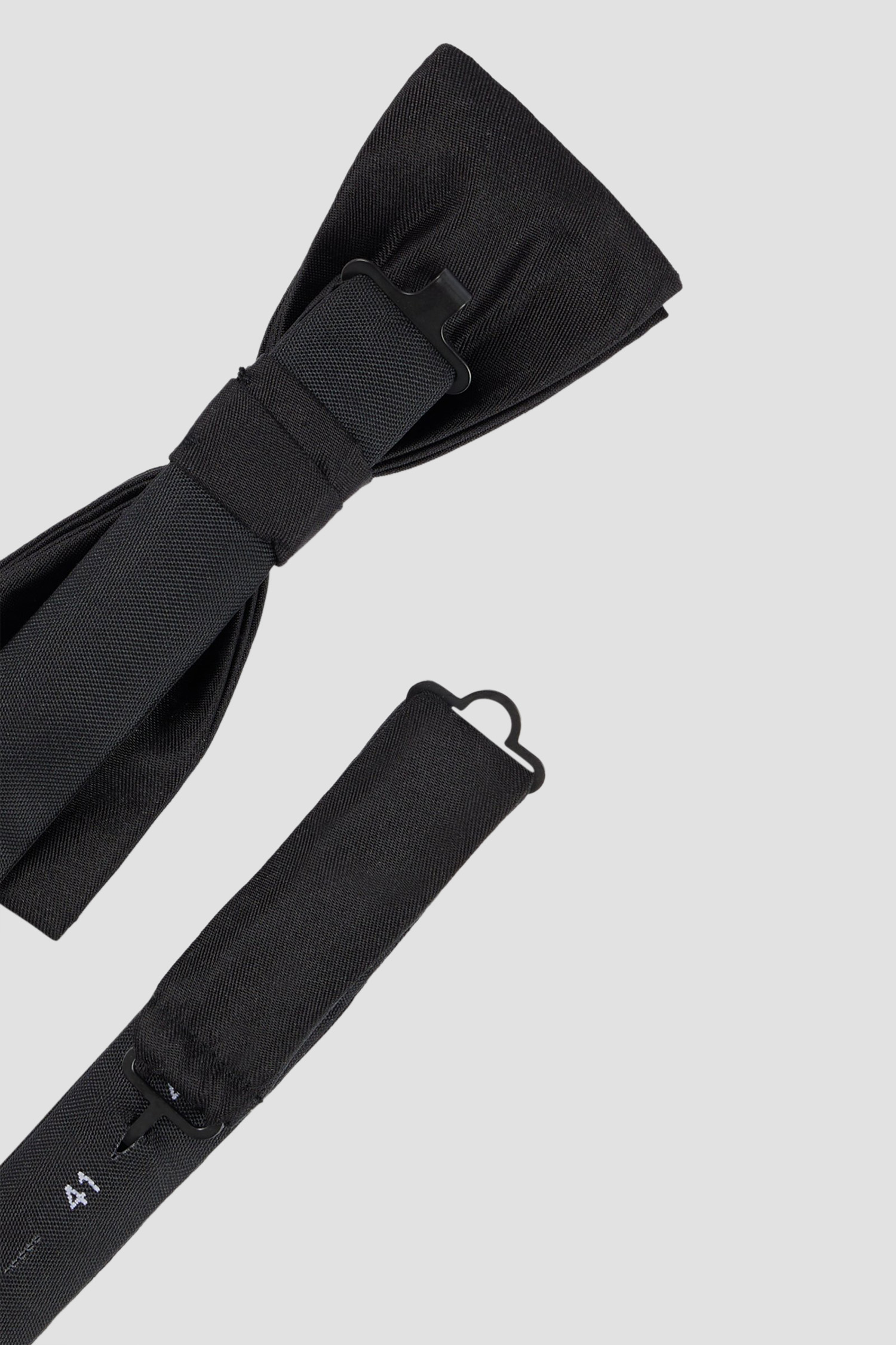 Мужская черная шелковая бабочка BOSS 50480291;001