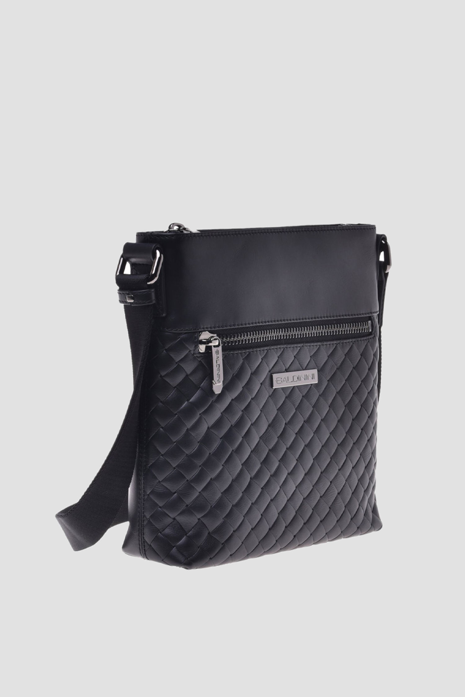 Мужская черная кожаная сумка BALDININI C3B002XXINTR;0000