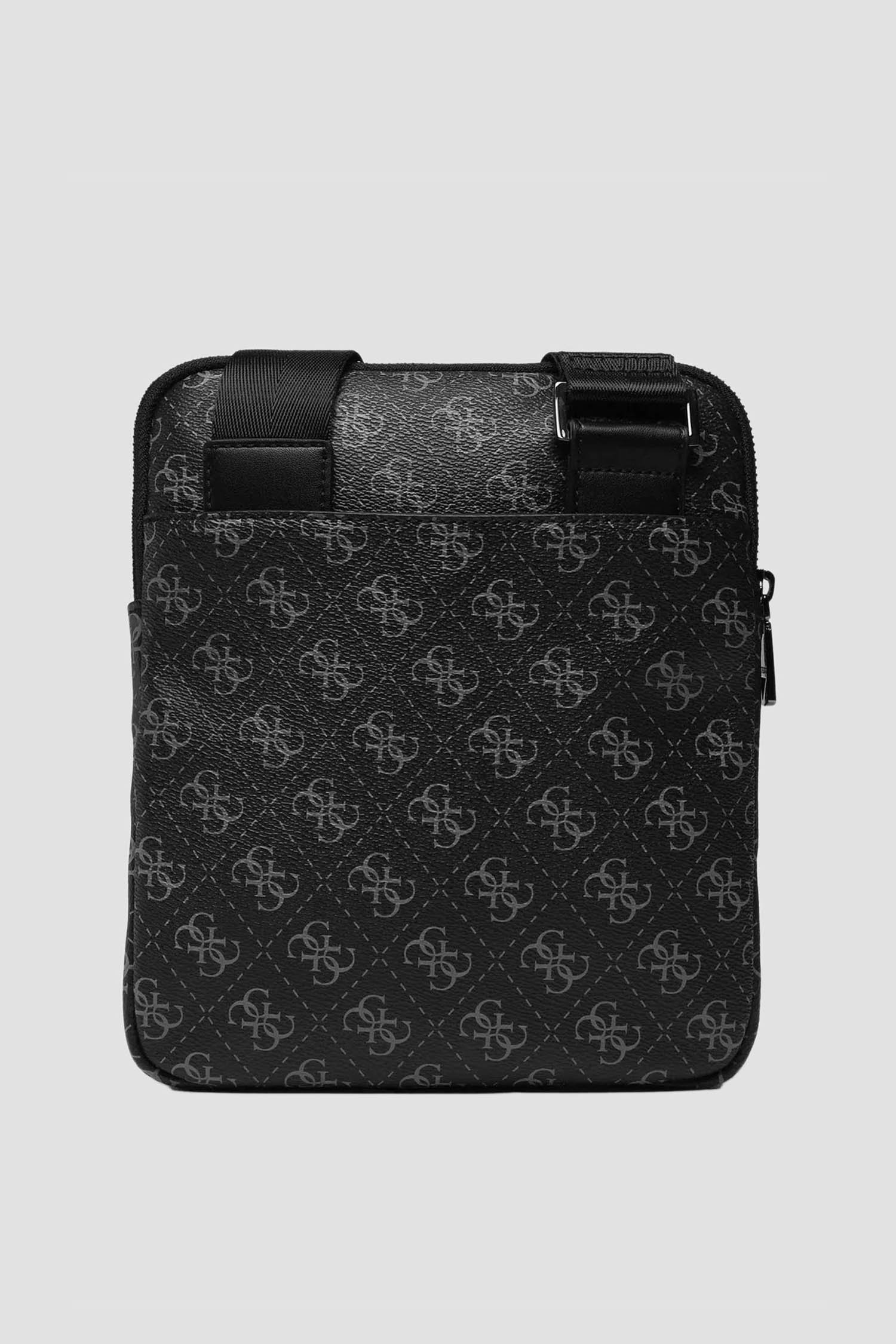 Чоловіча чорна сумка з візерунком Guess HMEVZL.P2223;DAB