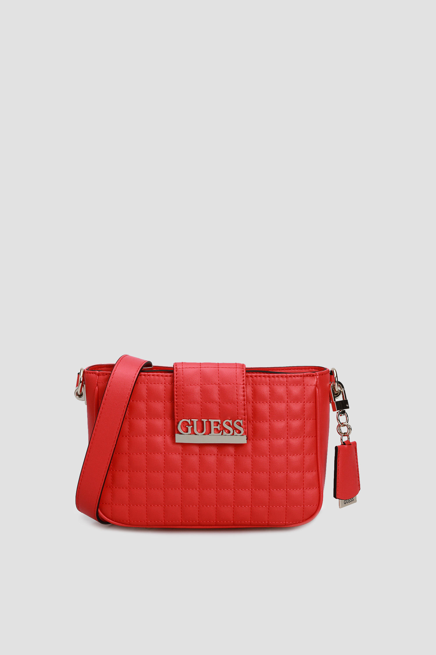 Женская красная сумка через плечо Guess HWVG77.40140;RED