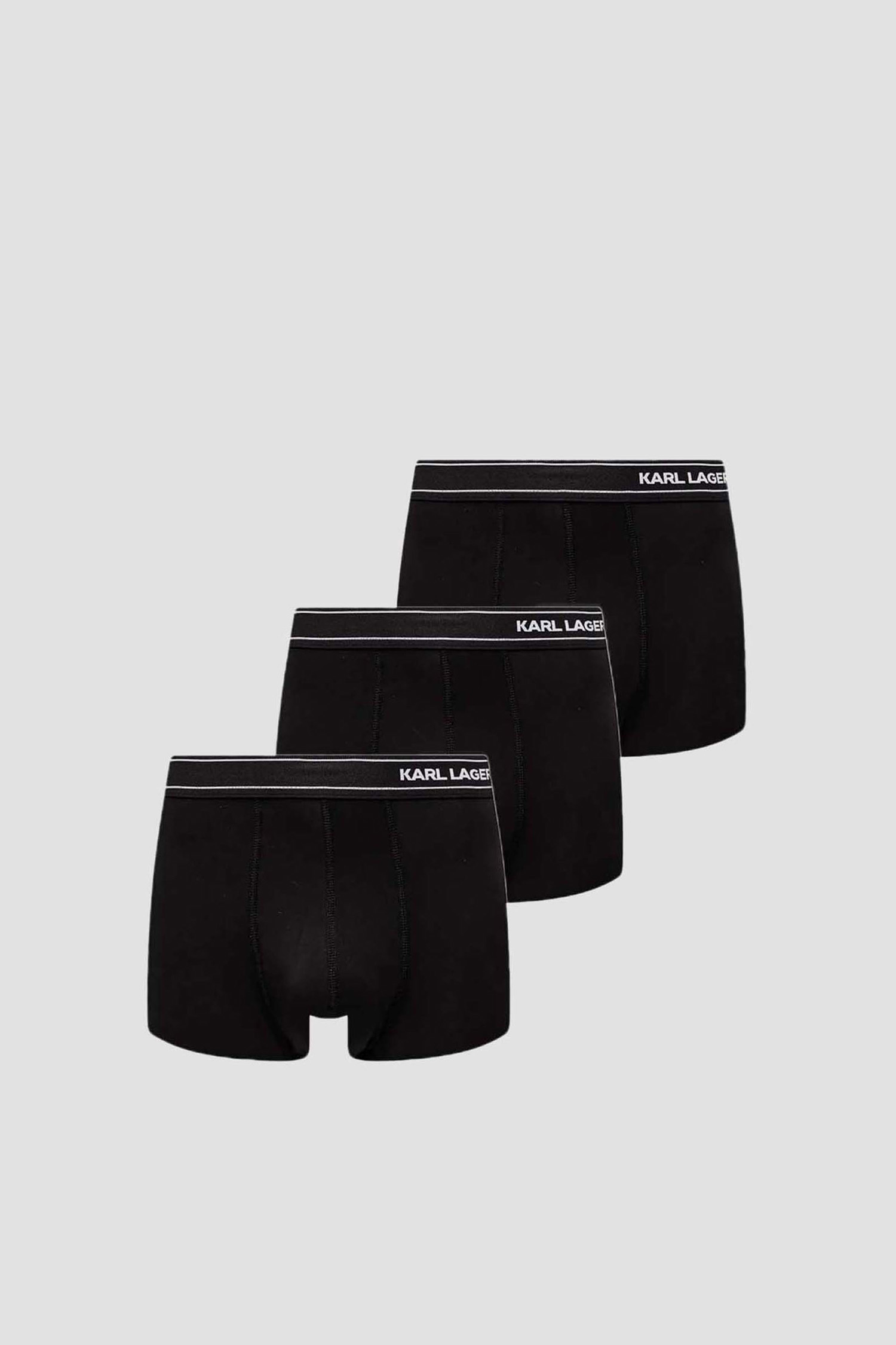 Чоловічі чорні боксери (3 шт) Karl Lagerfeld A1M47084;999