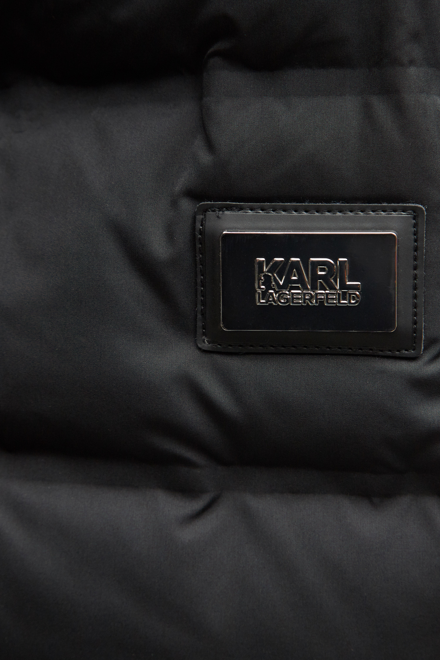 Мужской черный пуховик Karl Lagerfeld 544593.505028;990