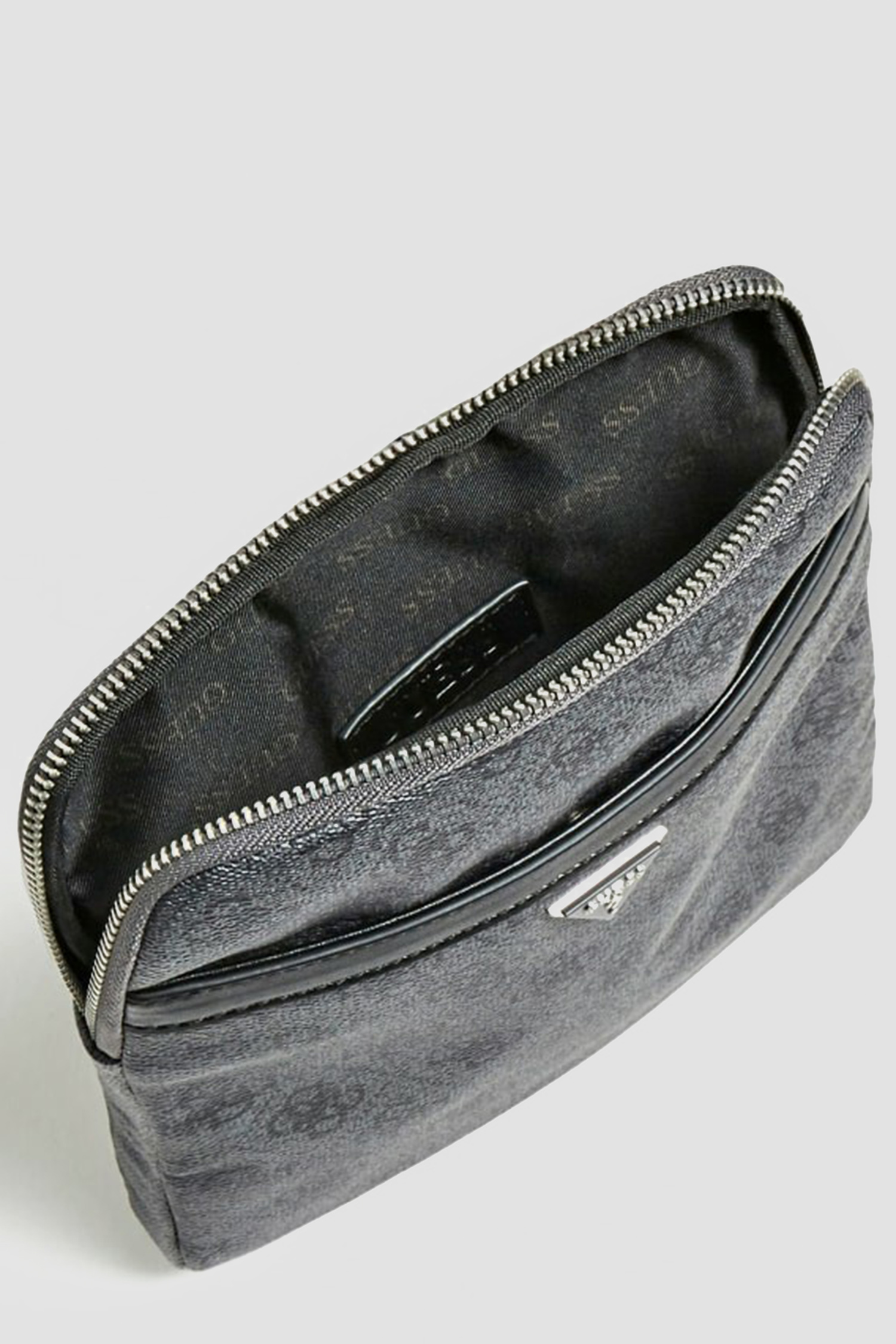 Чоловіча сіра сумка з візерунком Guess HMEVZL.P2223;BLA