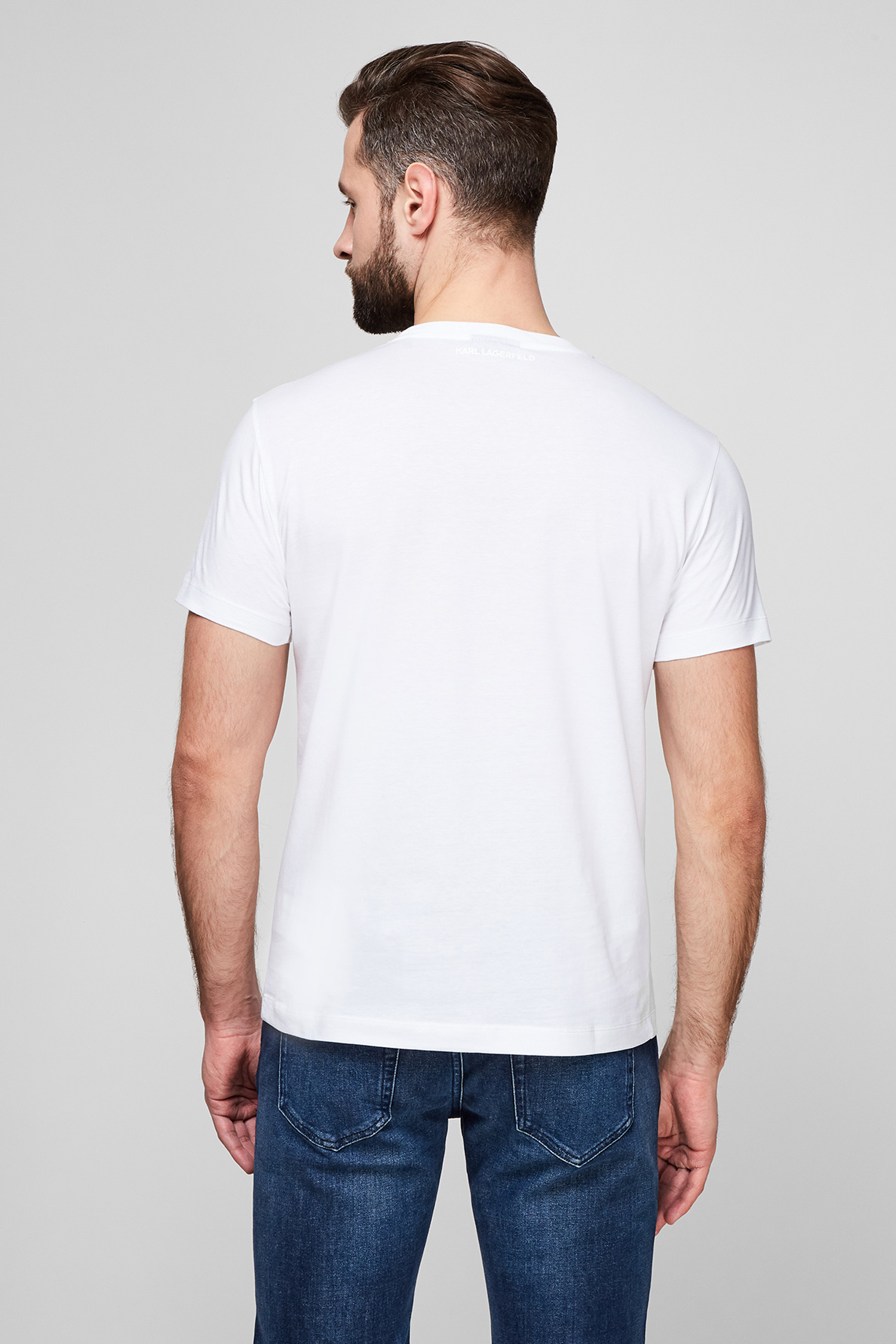 Мужская белая футболка Karl Lagerfeld 511240.755062;10