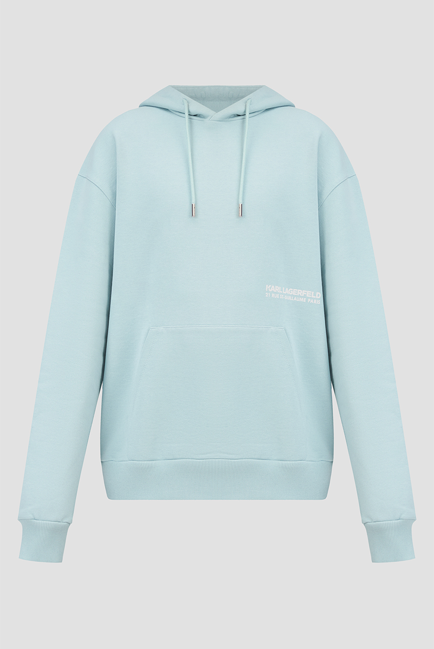 Мужское голубое худи Karl Lagerfeld 551904.705192;600