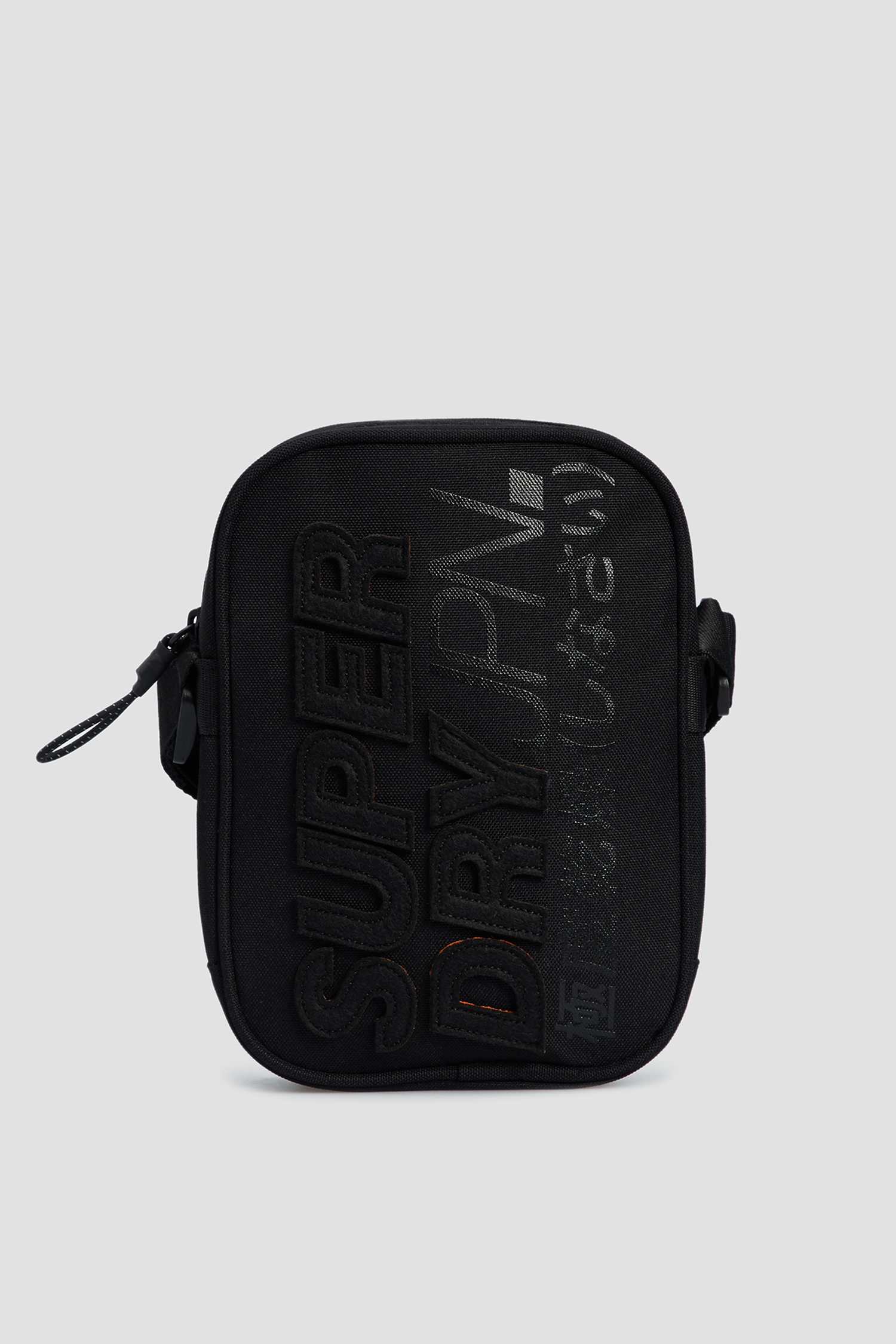 Чорна сумка через плече для хлопців SuperDry M9110178A;02A