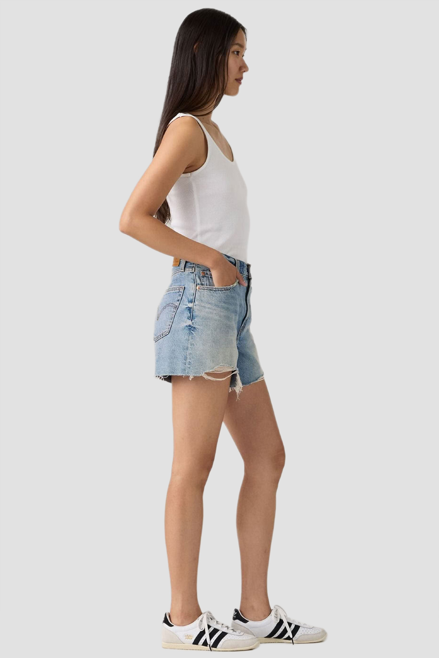 Жіночі блакитні джинсові шорти Levi’s® 005DS;0001