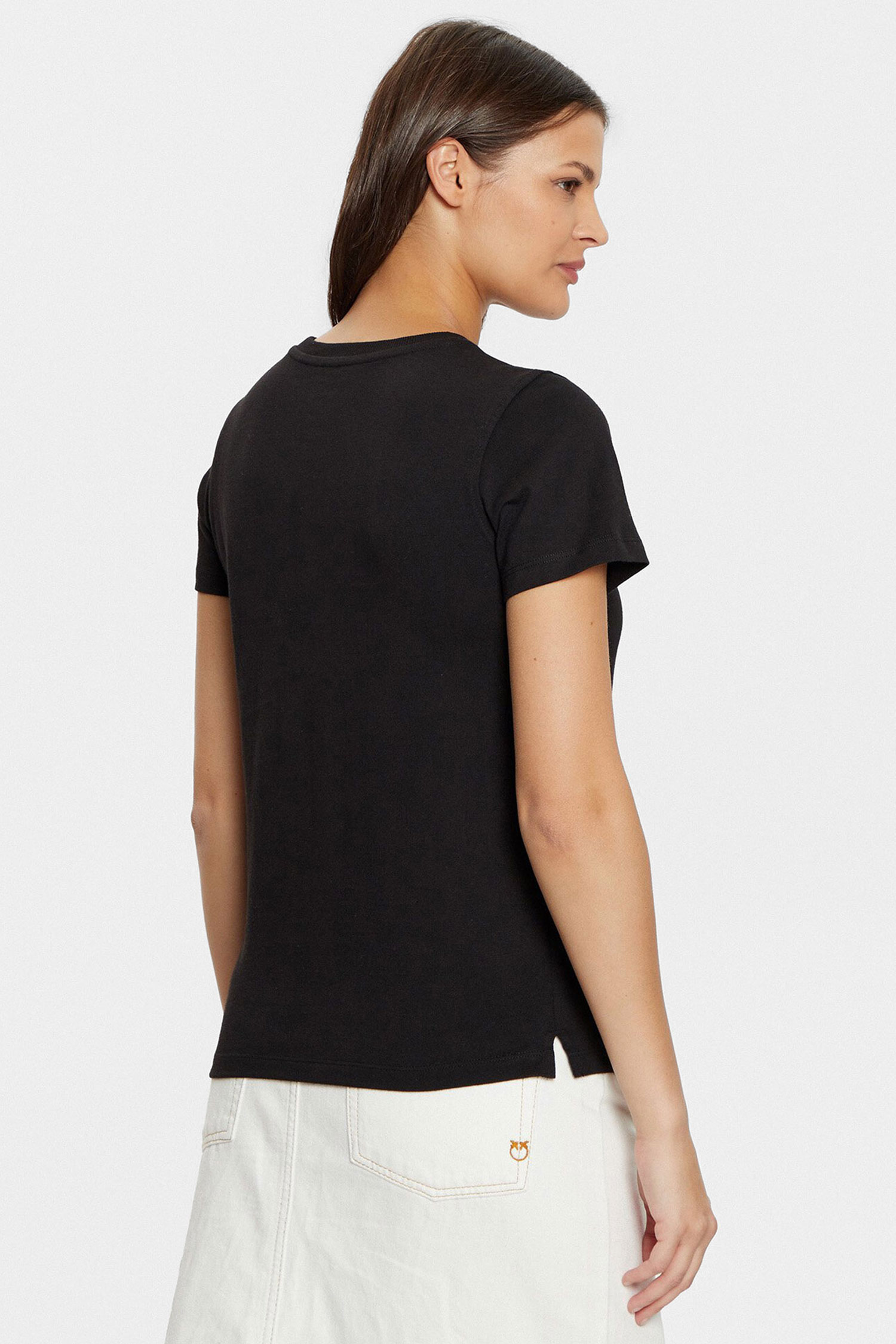 Жіноча чорна футболка Guess W5RI19.I3Z14;JBLK