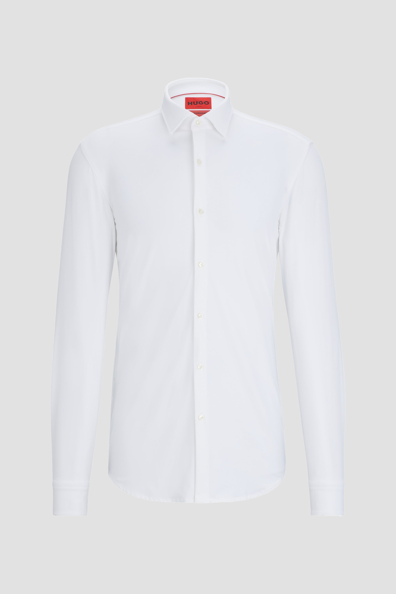 Мужская белая рубашка HUGO 50481195;199