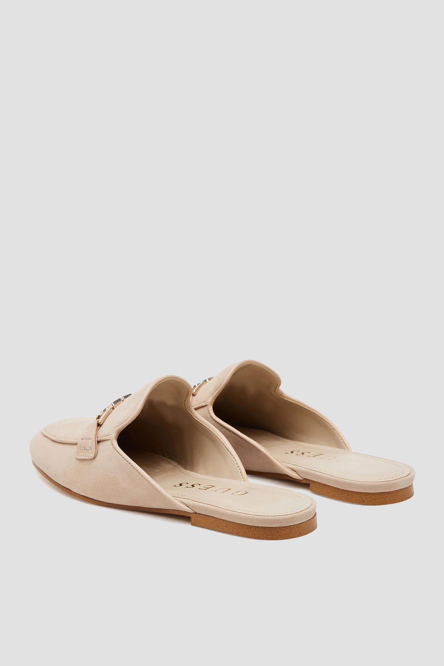 Женские бежевые мюли Guess FLJBOM.SUE06;TAUPE