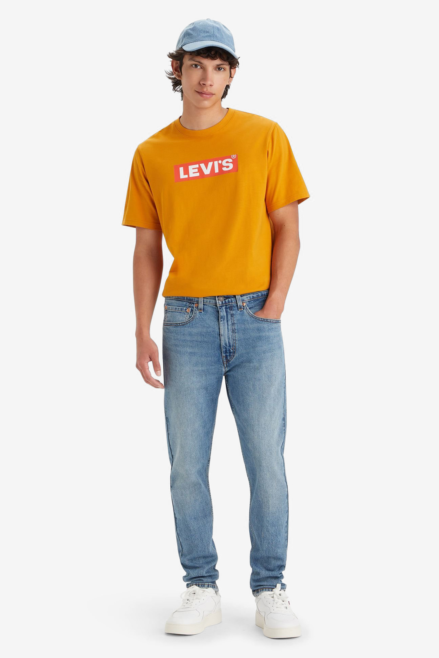 Мужские голубые джинсы 515® Slim Taper Levi’s® A7222;0002
