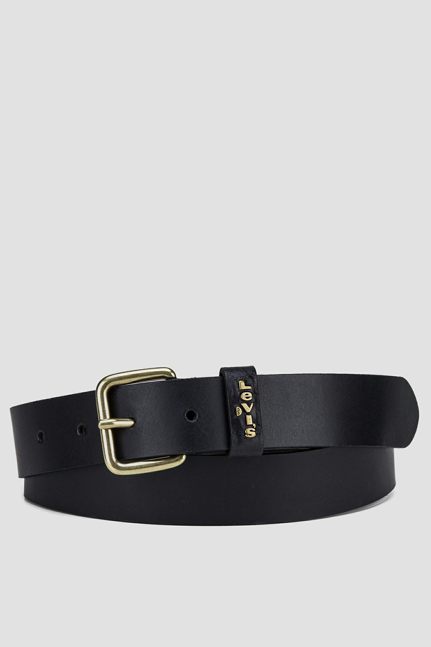 Женский черный кожаный ремень Levi’s® 37460;0052
