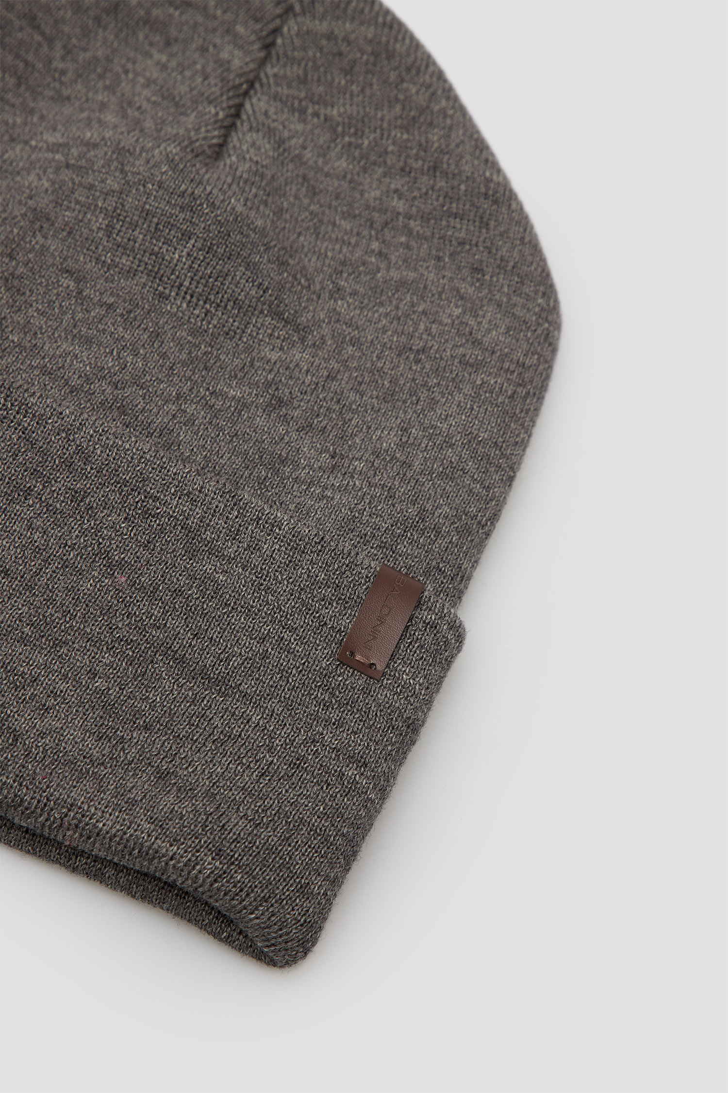 Чоловіча сіра вовняна шапка BALDININI M3B024XXMSLA;0010