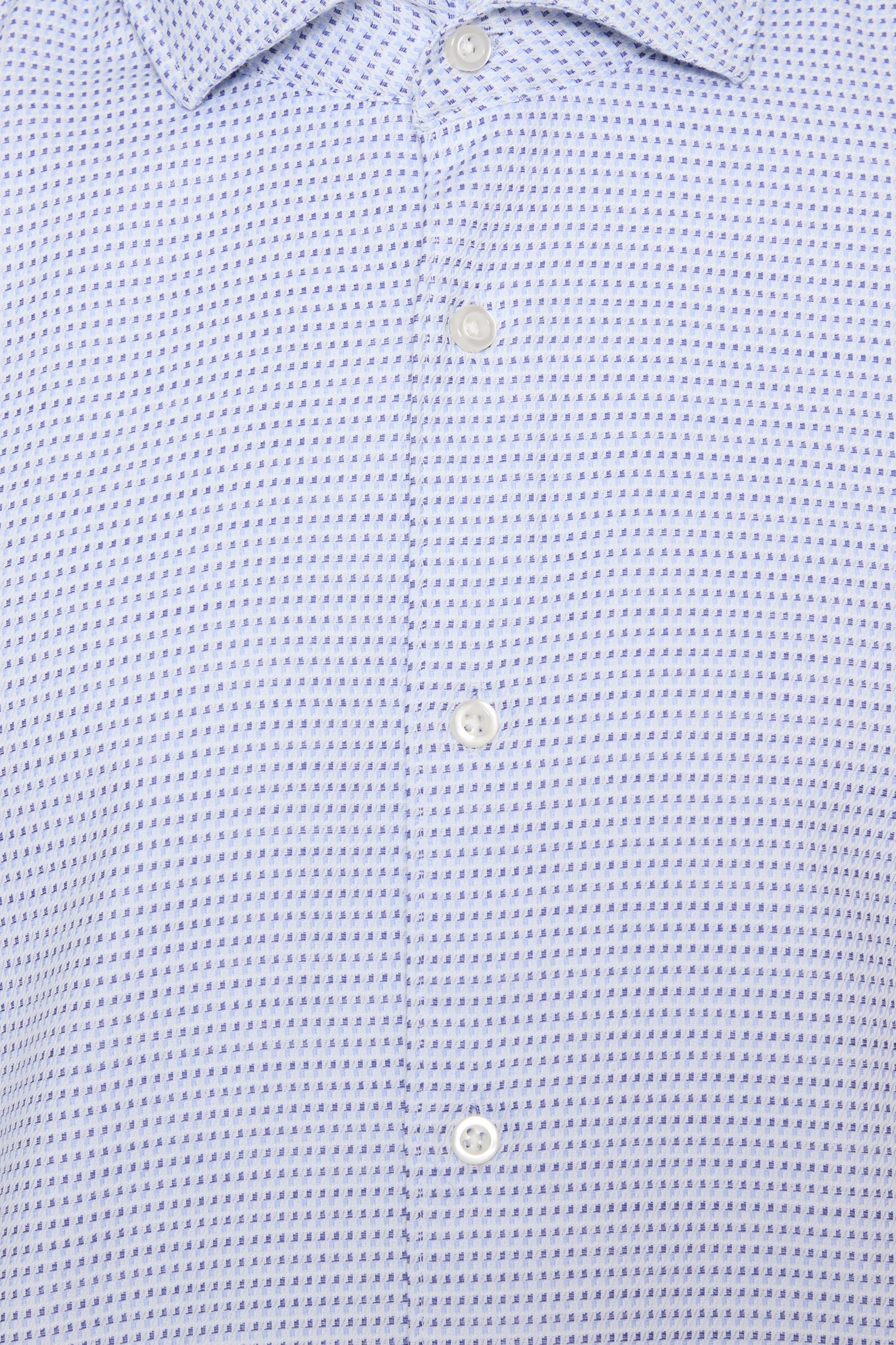 Мужская голубая рубашка с узором BOSS 50533712;425