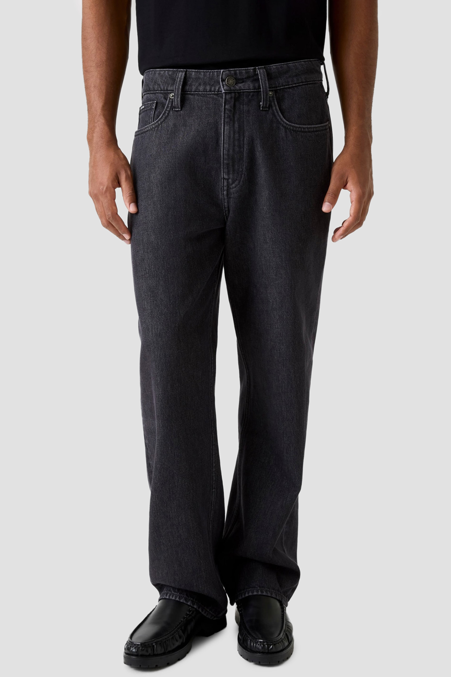 Мужские черные джинсы Guess Jeans M5YAB3.D6571;IJVB