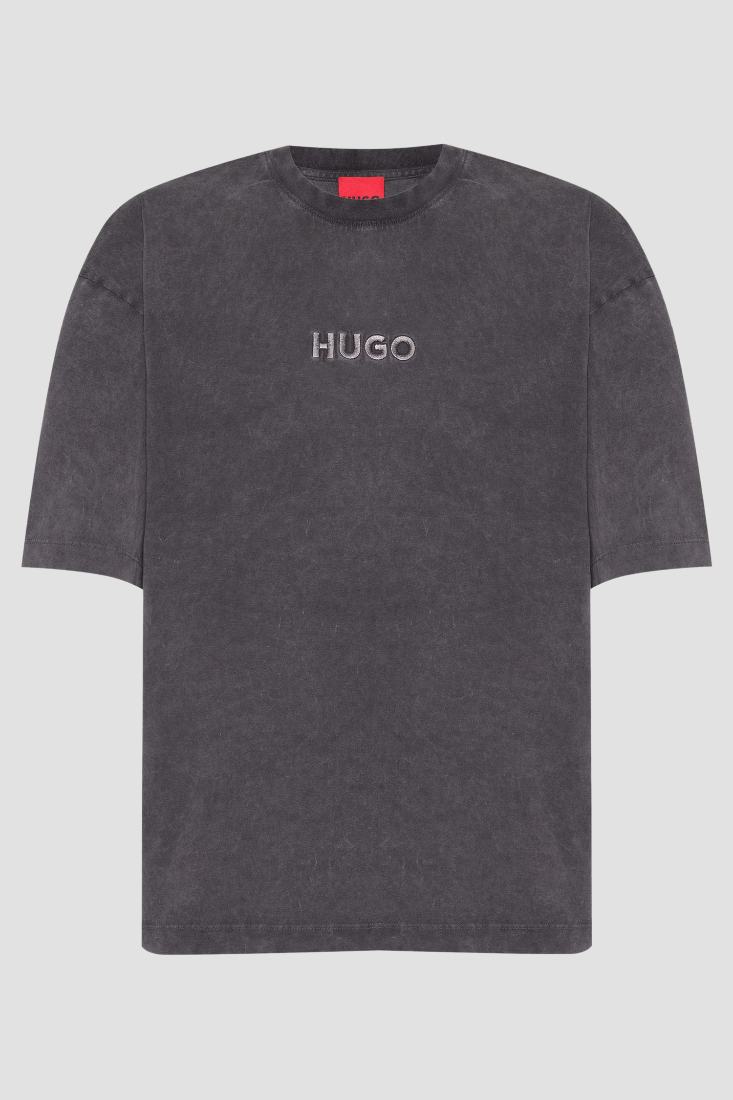 Мужская темно-серая футболка HUGO 50546369;017