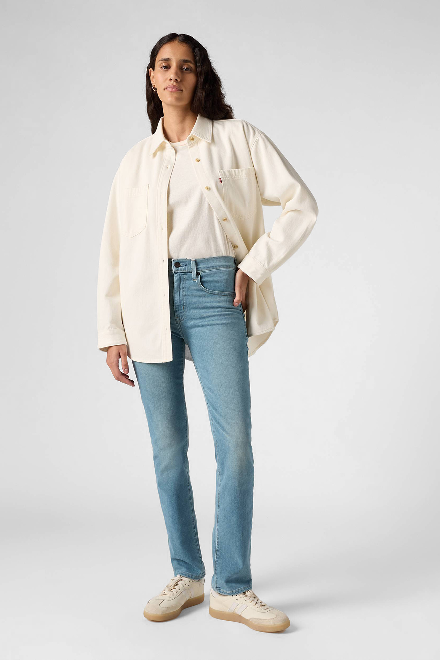 Жіночі блакитні джинси 724™ Levi’s® 18883;0340