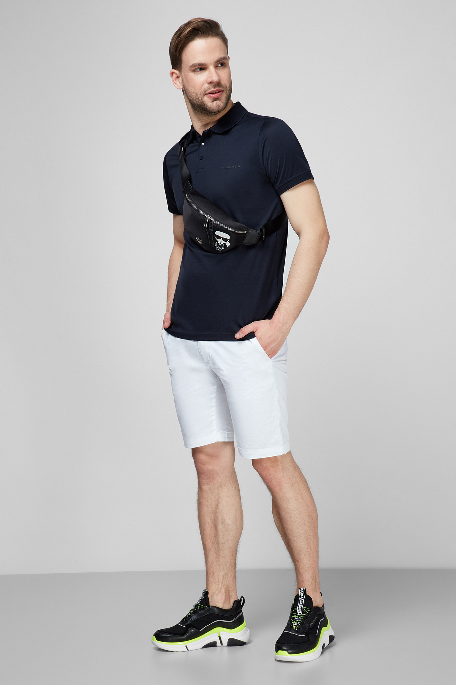 Мужские белые шорты Karl Lagerfeld 511890.255813;10